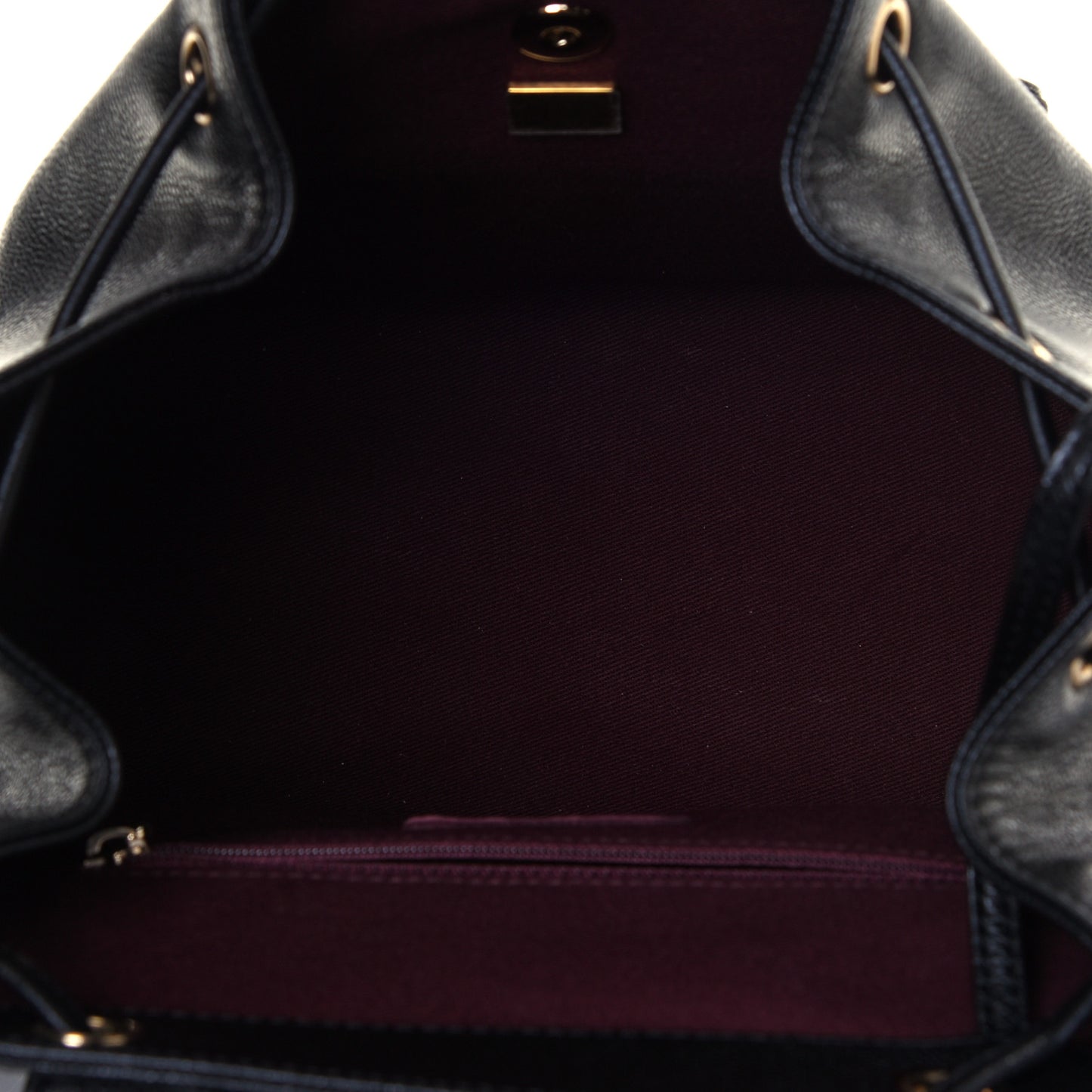 Caviar Quilted Business Affinity Backpack Black