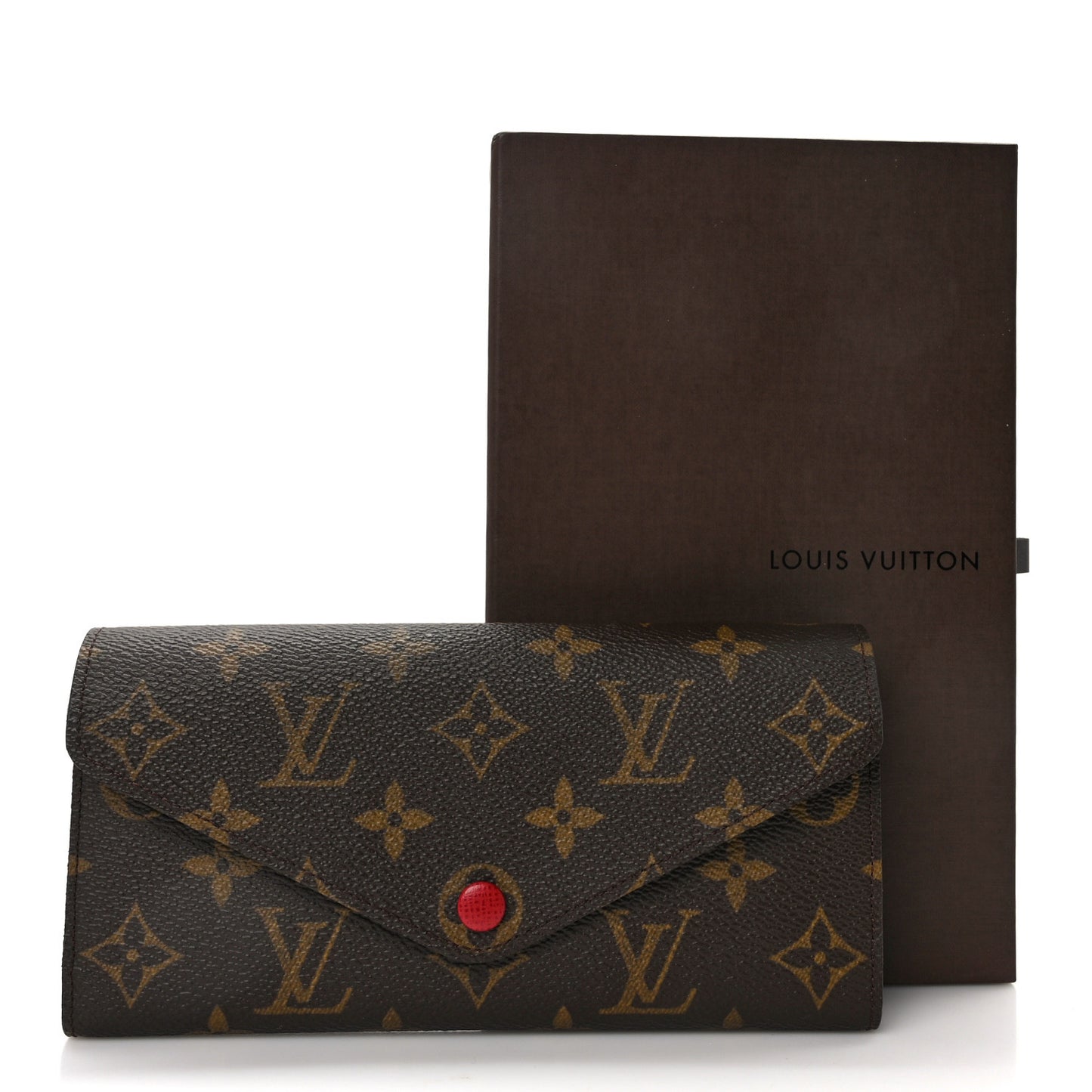 Monogram Josephine Wallet Red