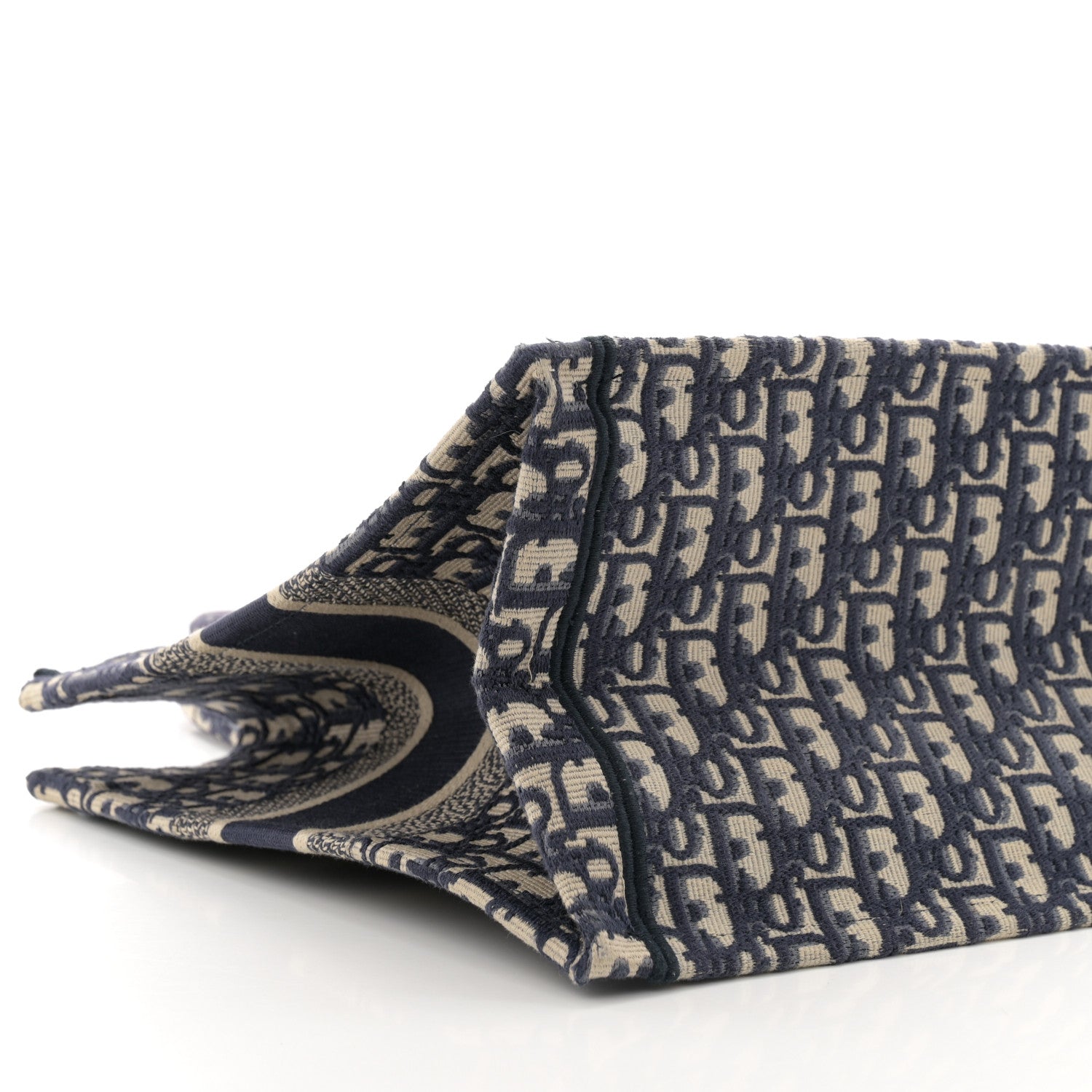 Christian Dior Oblique Medium Book Tote Blue Multicolor 9 of 11