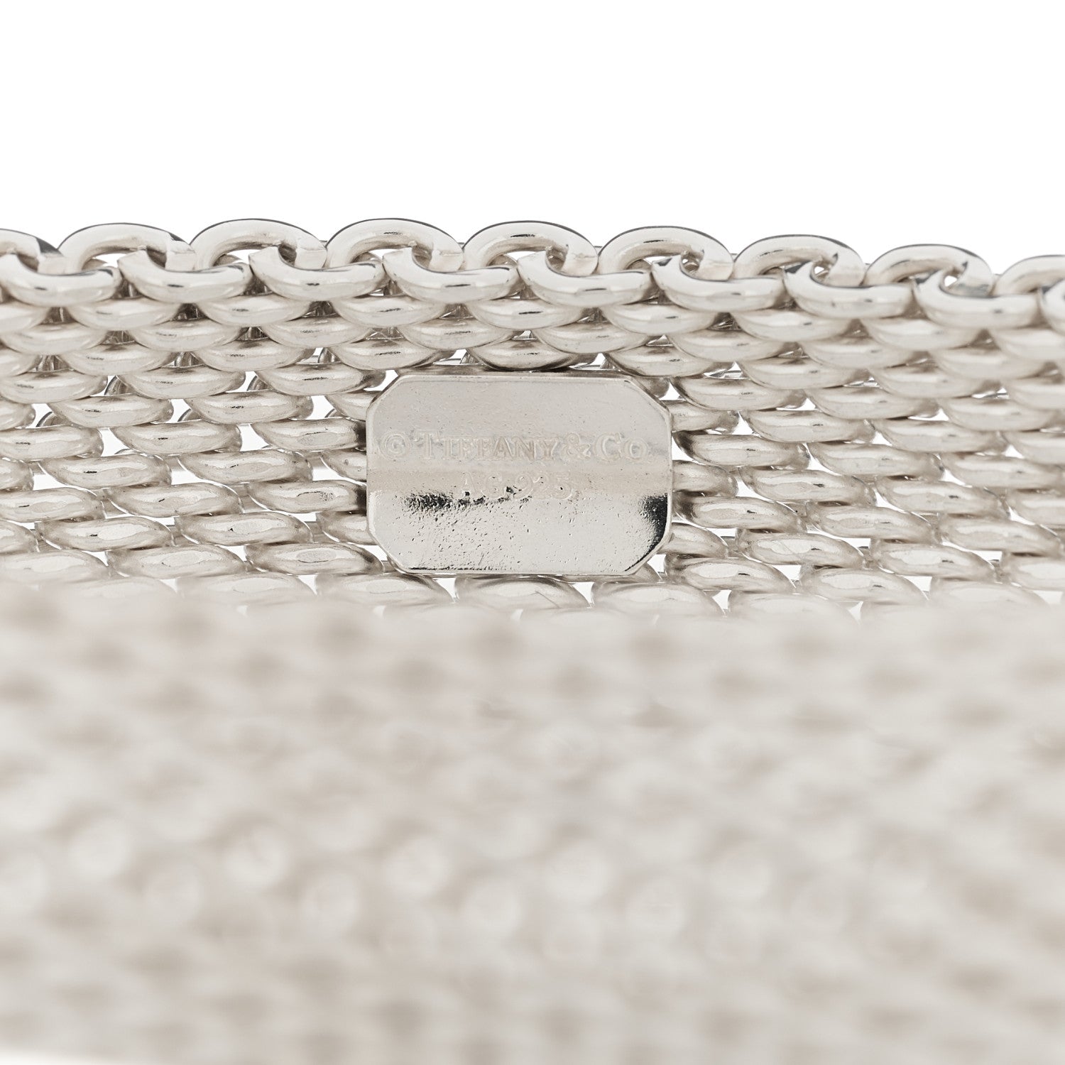 Tiffany Sterling Silver Somerset Mesh Bracelet 3 of 3
