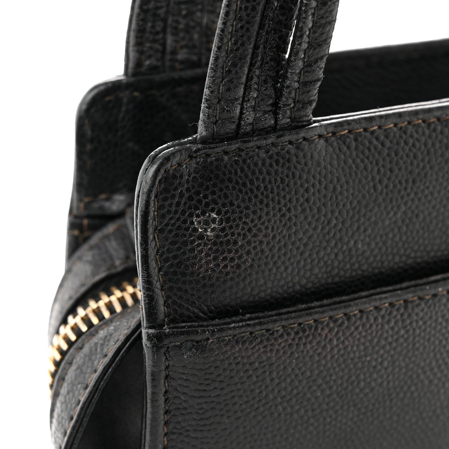 Caviar CC Shoulder Bag Black