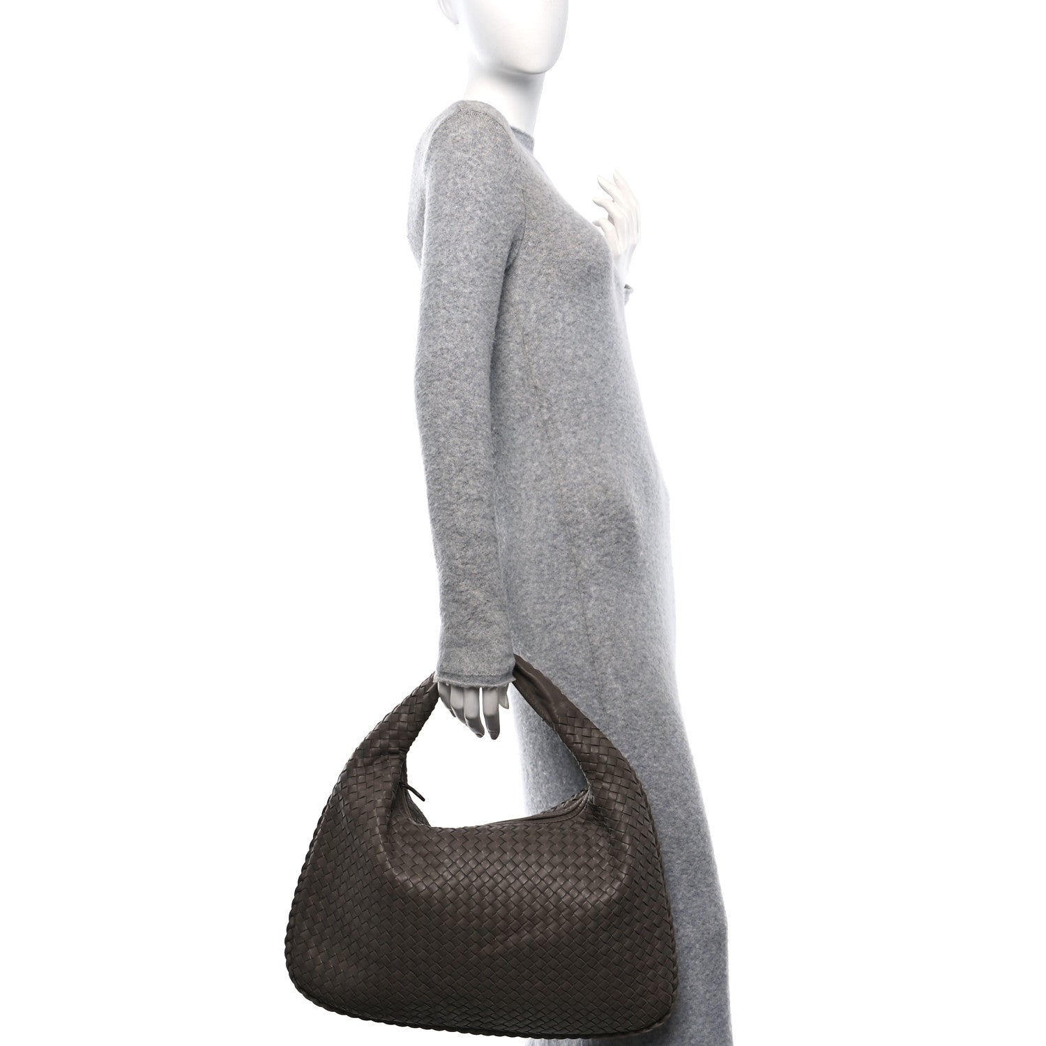 Bottega Veneta Nappa Intrecciato Large Veneta Hobo Shadow 2 of 11