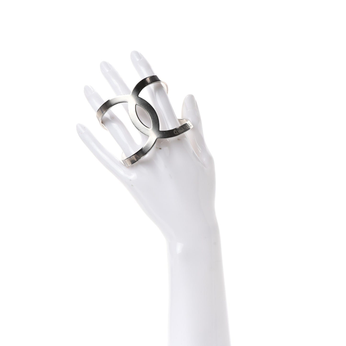 Metal CC Cuff Silver