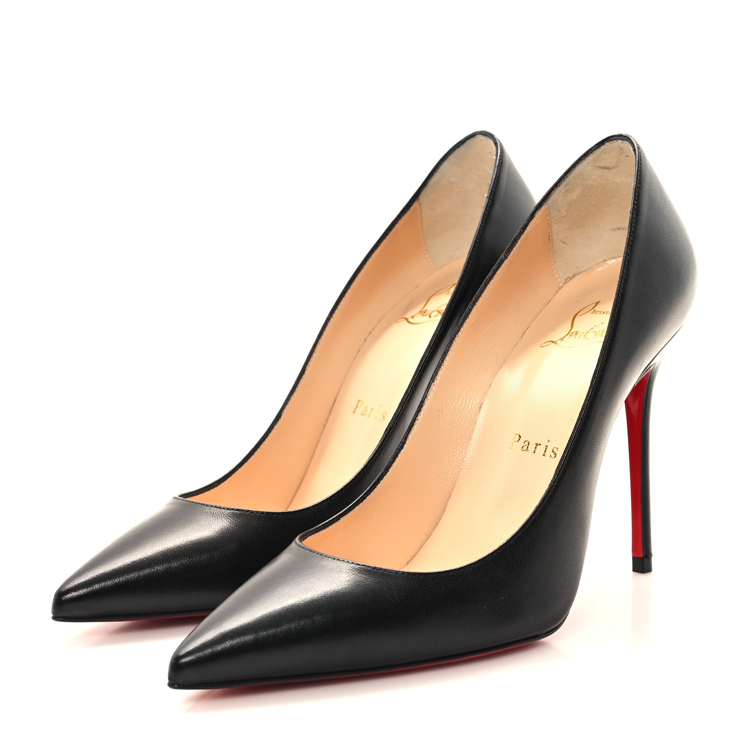 Shiny Nappa Kate 100 Pumps 35.5 Black