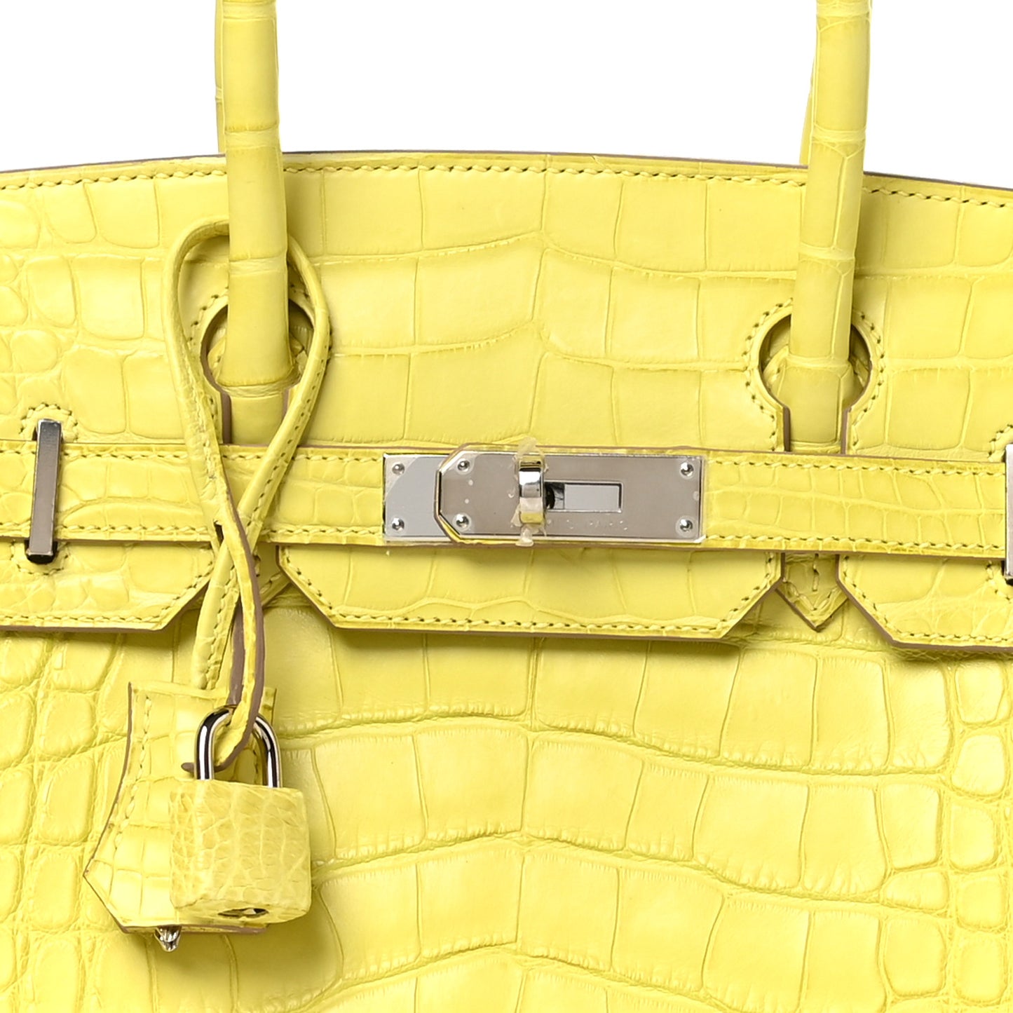 Matte Alligator Birkin 30 Lime