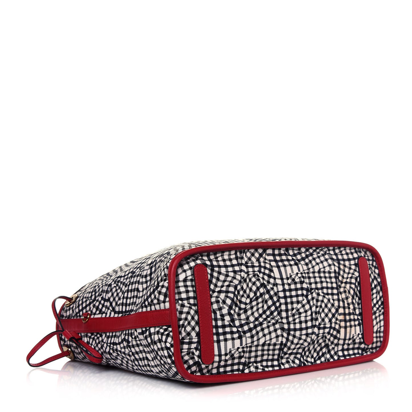 Visetos Medium Liz Reversible Shopper Tote Ruby Red