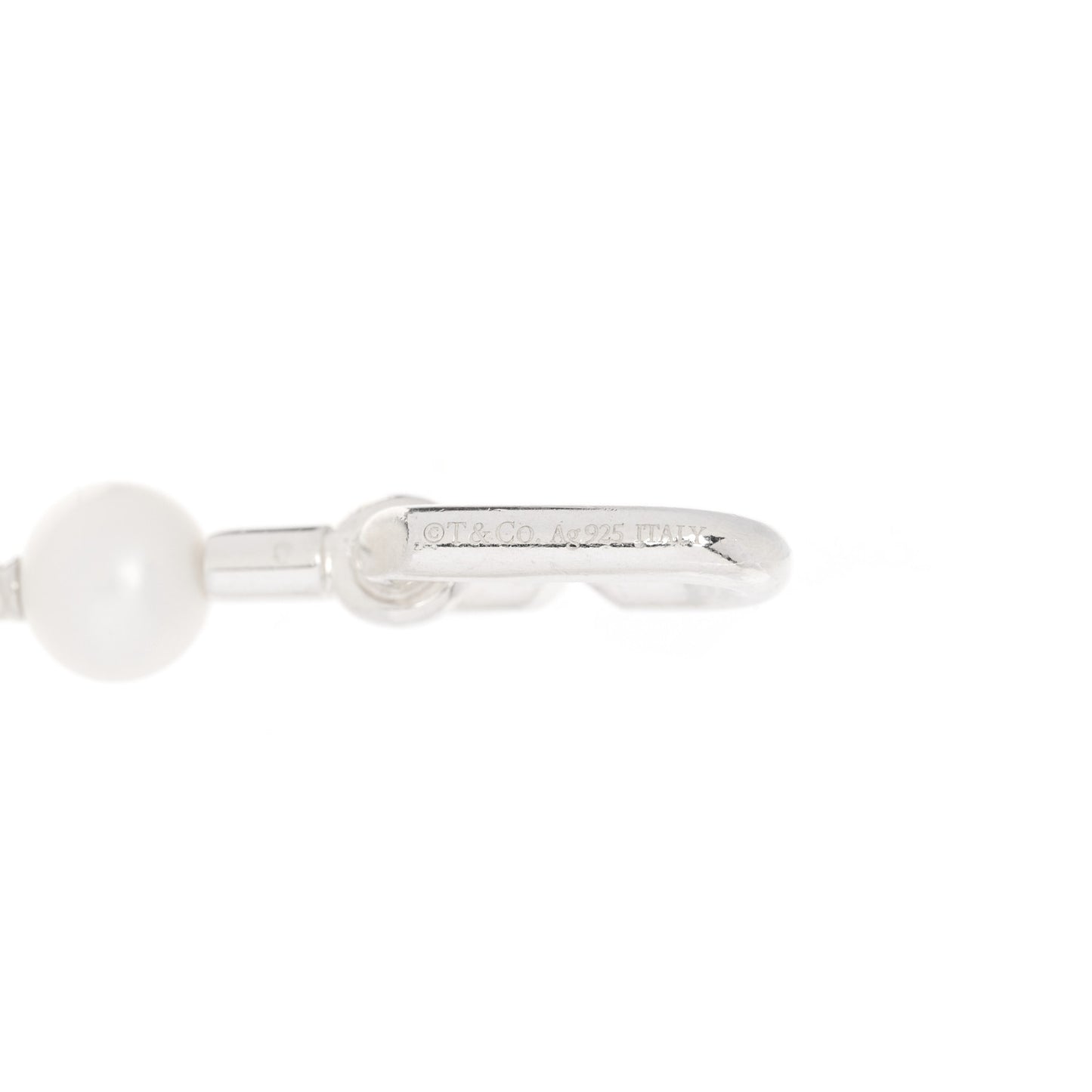 Sterling Silver Freshwater Cultured Pearl HardWear Lock Bracelet
