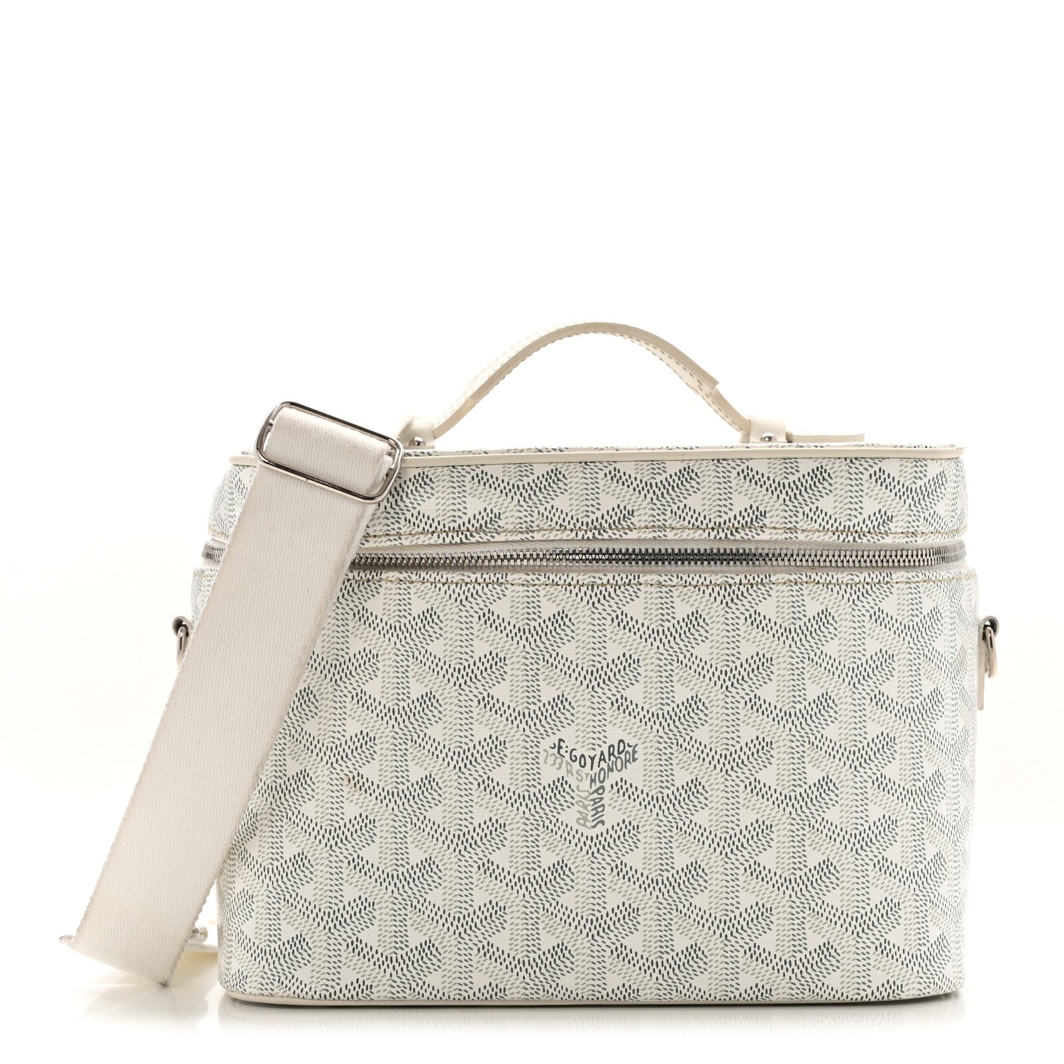 Goyard Goyardine Muse Vanity Case White 1771036 – FASHIONPHILE