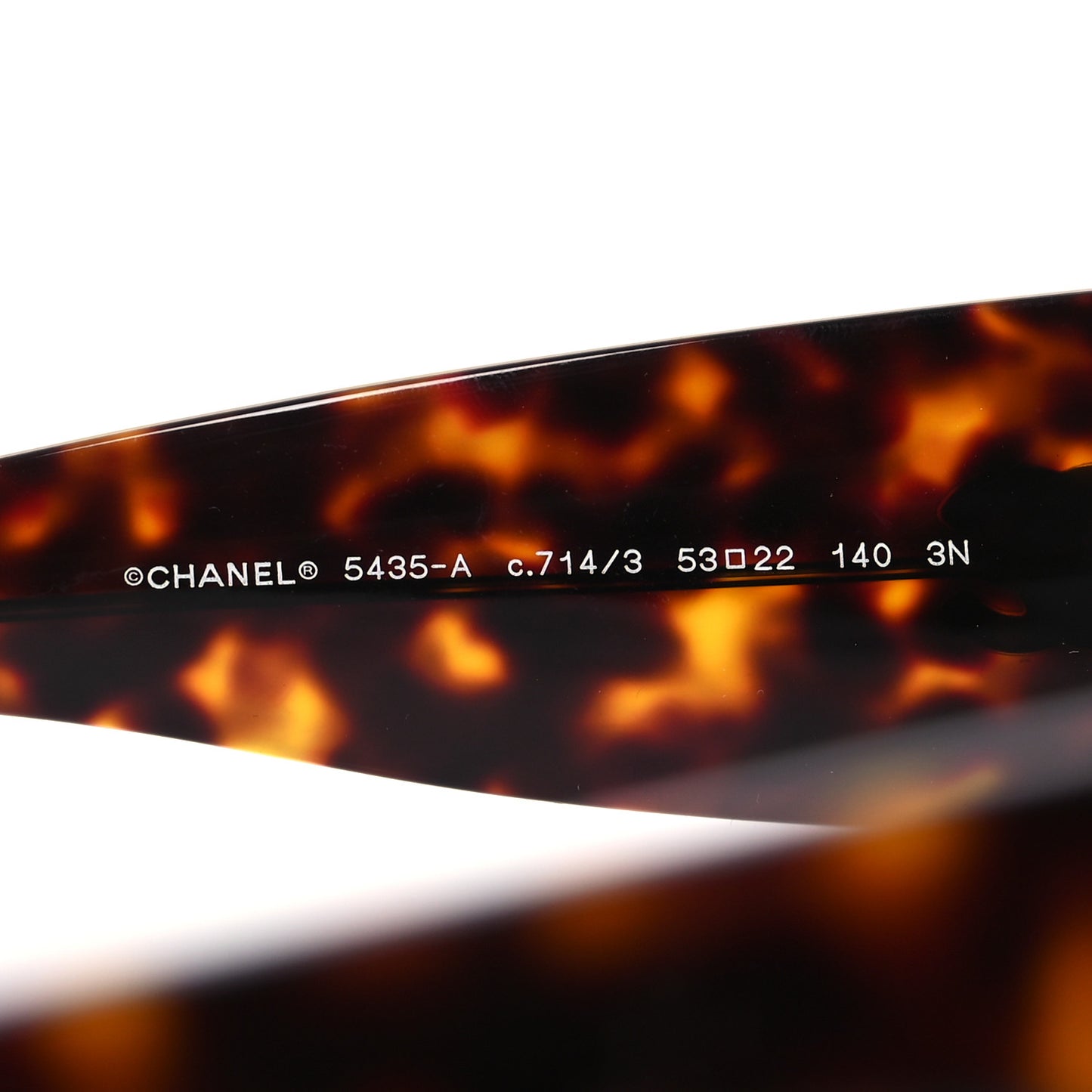 Acetate Rectangle Sunglasses 5435-A Tortoise