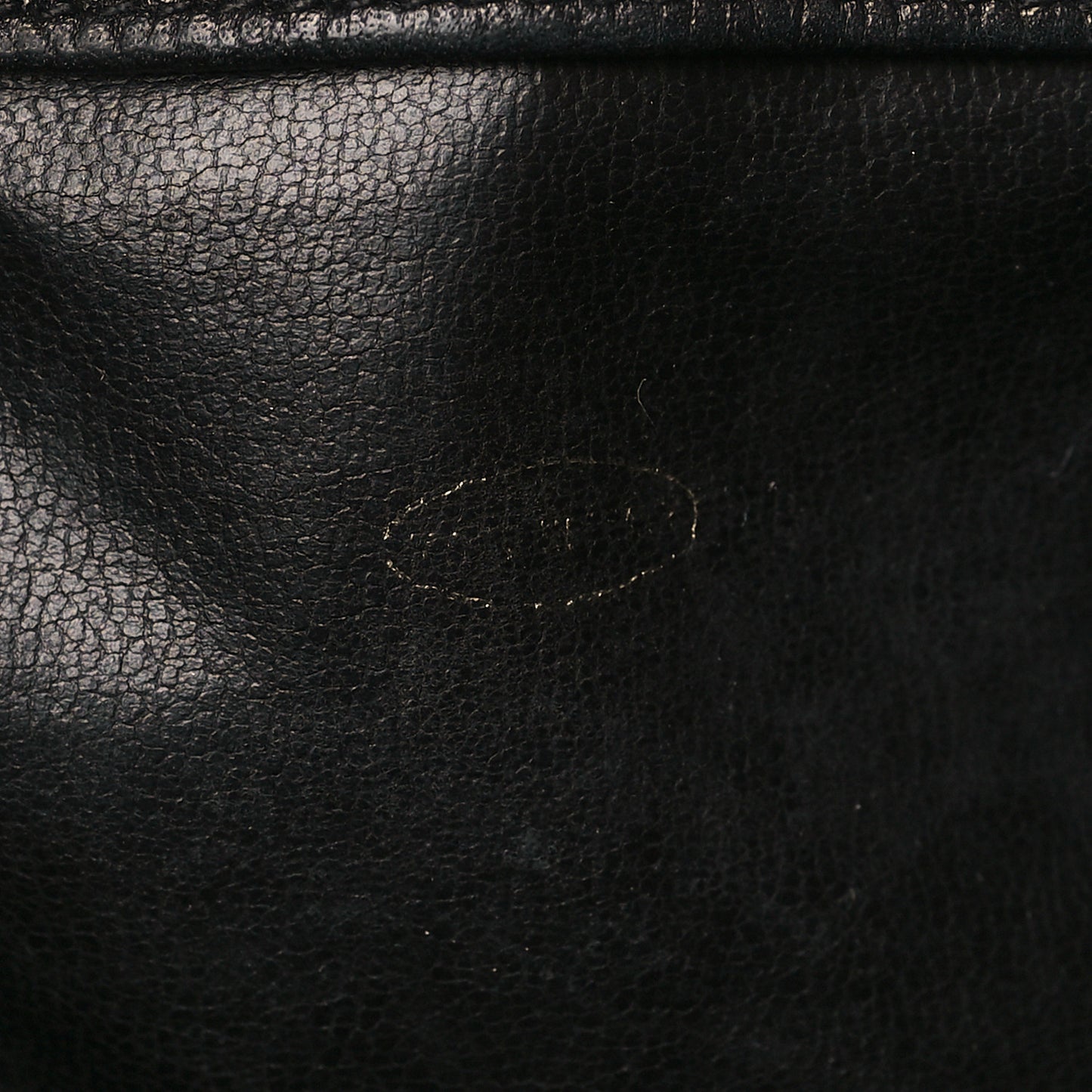 Caviar CC Drawstring Shoulder Bag Black
