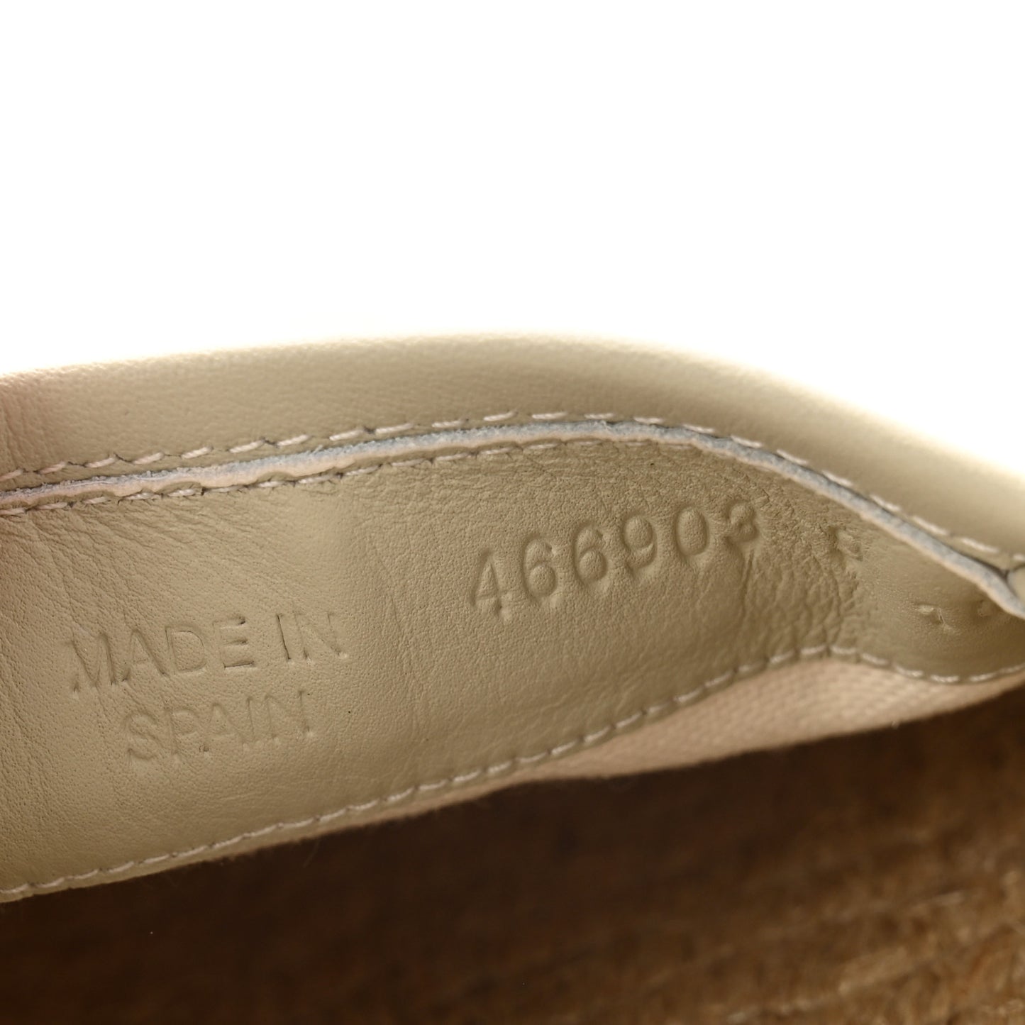 Washed Cotton Miro Soft Calfskin GG Monogram Mens Espadrilles 9 White Mystic White