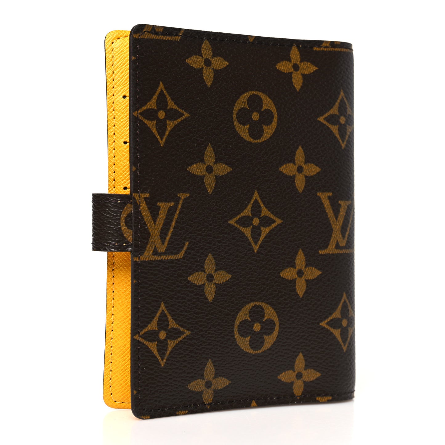 Monogram Groom Small Ring Agenda Cover Yellow