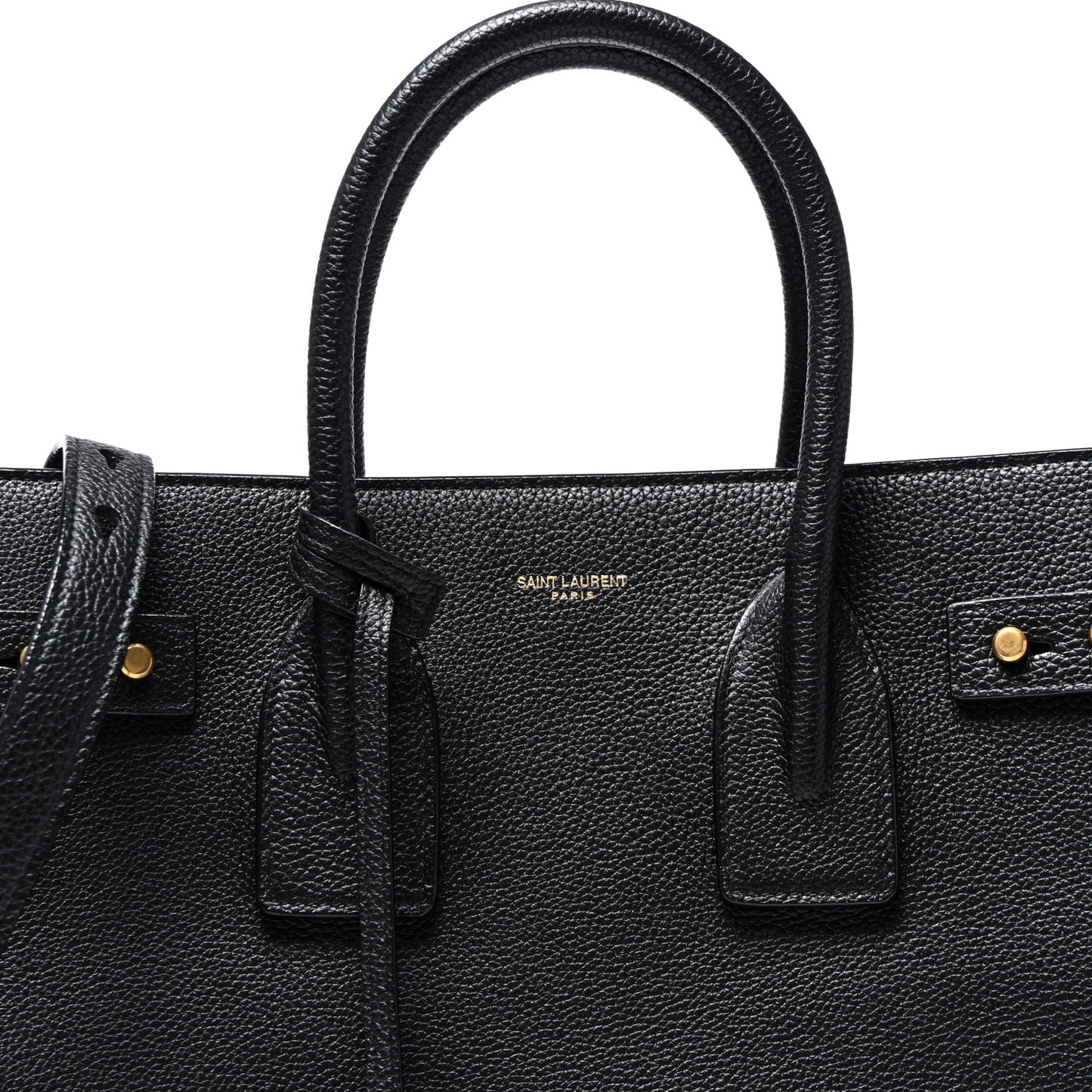 Grained Calfskin Small Supple Sac De Jour Black
