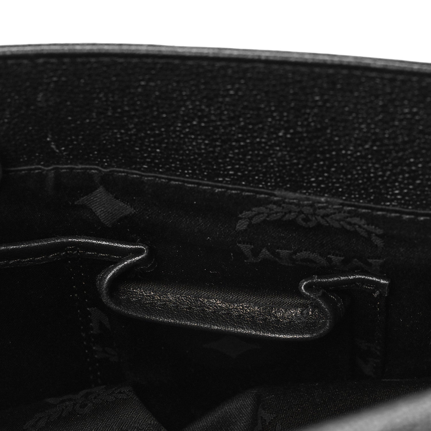 MCM Grained Calfskin Studded Boston Bag Black 11 of 12
