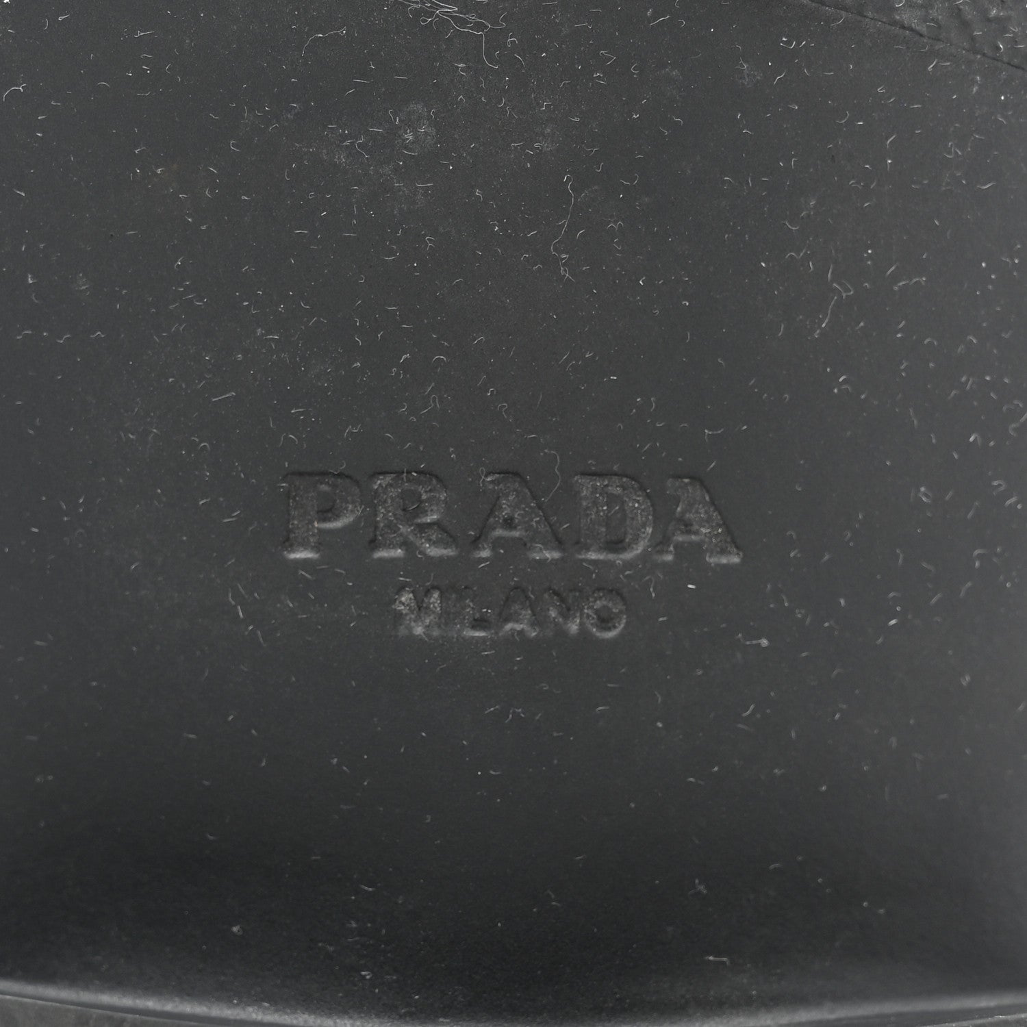 Prada Spazzolato Metal Triangle Logo 50mm Loafers 41 Black 6 of 11