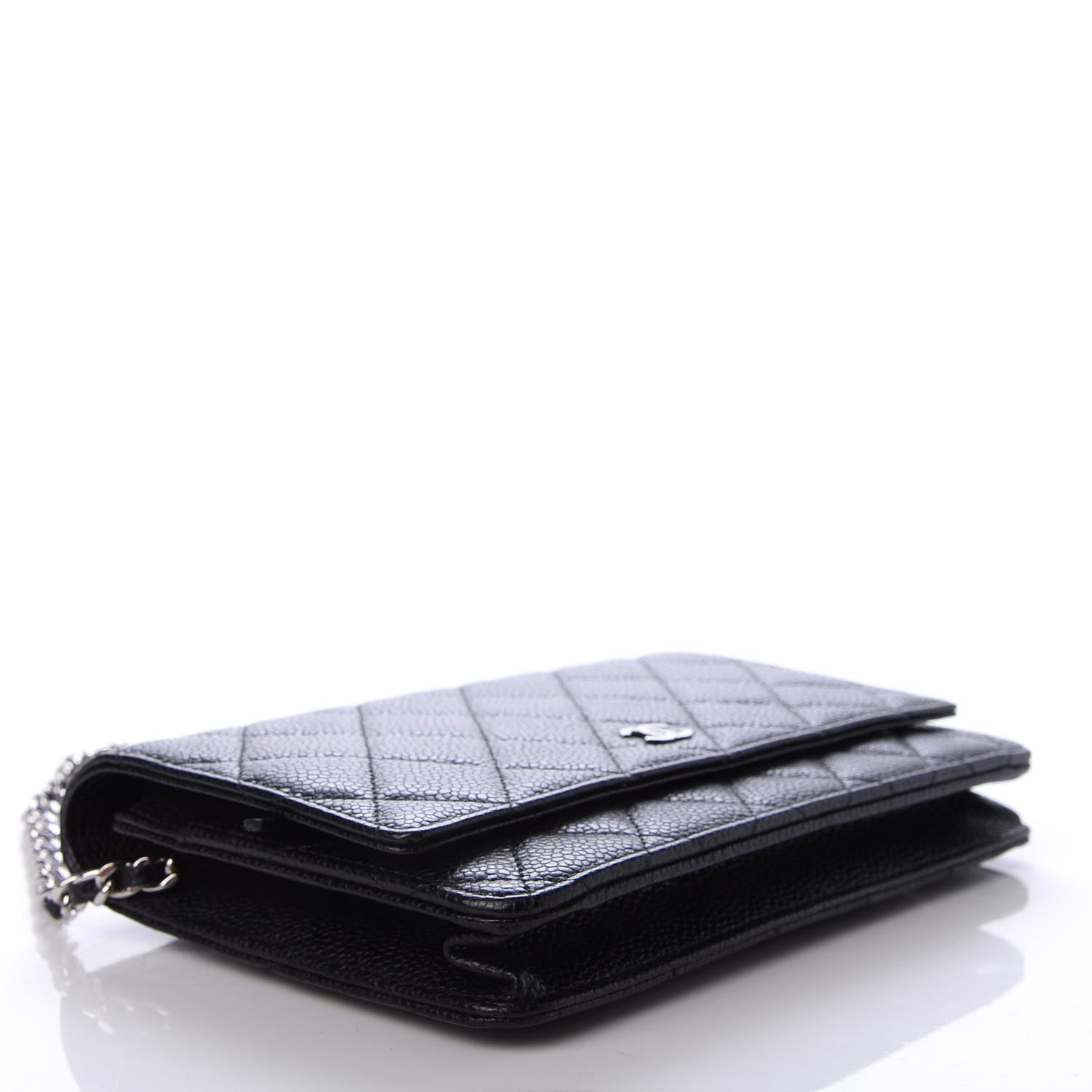 Chanel Caviar Quilted Wallet On Chain WOC Black 4 of 9