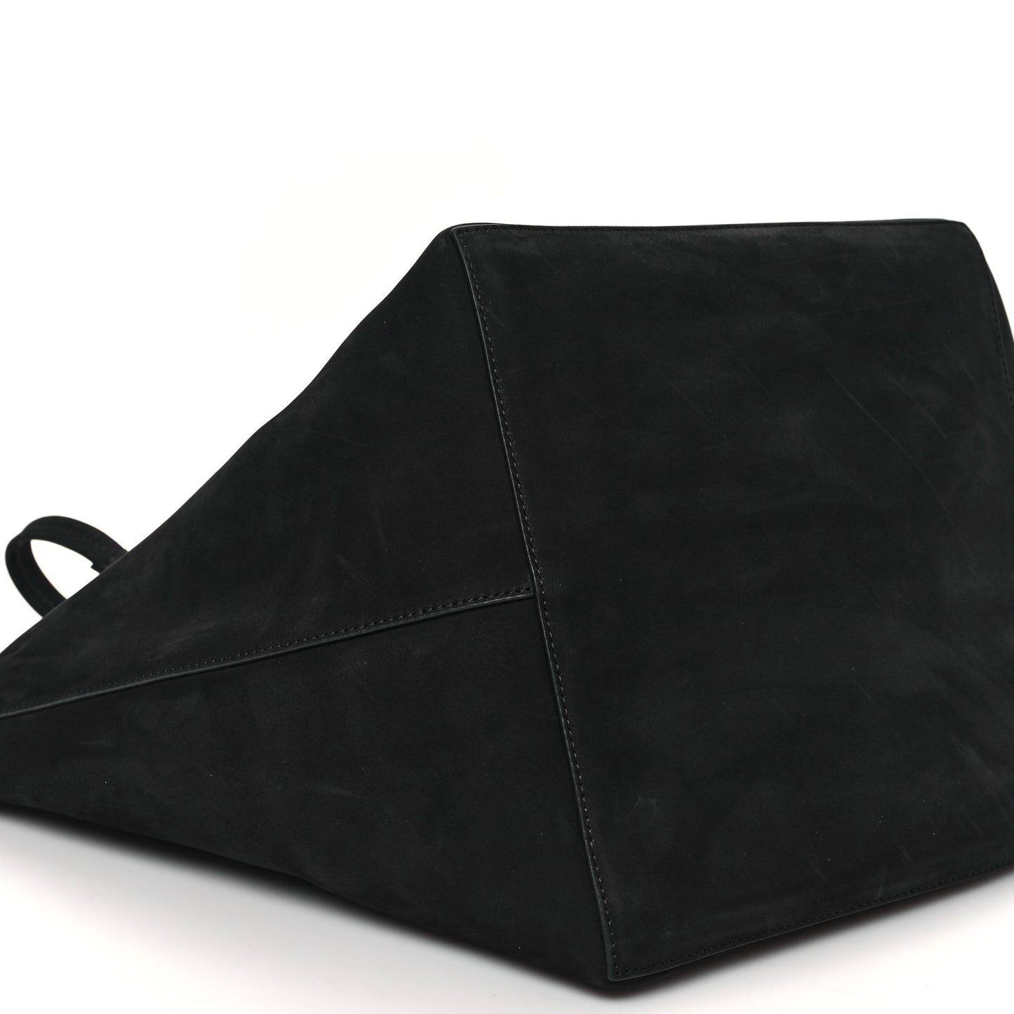 Suede Park Tote Three Black