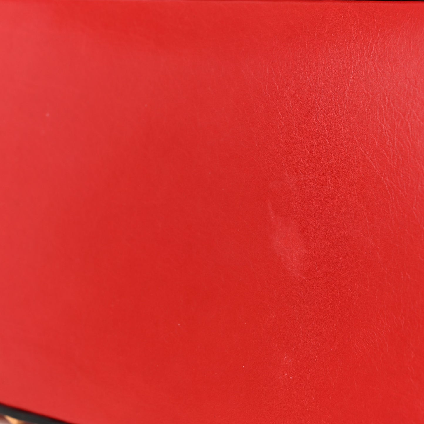 Grainy Calfskin Medium Rockstud Hype Tote Red