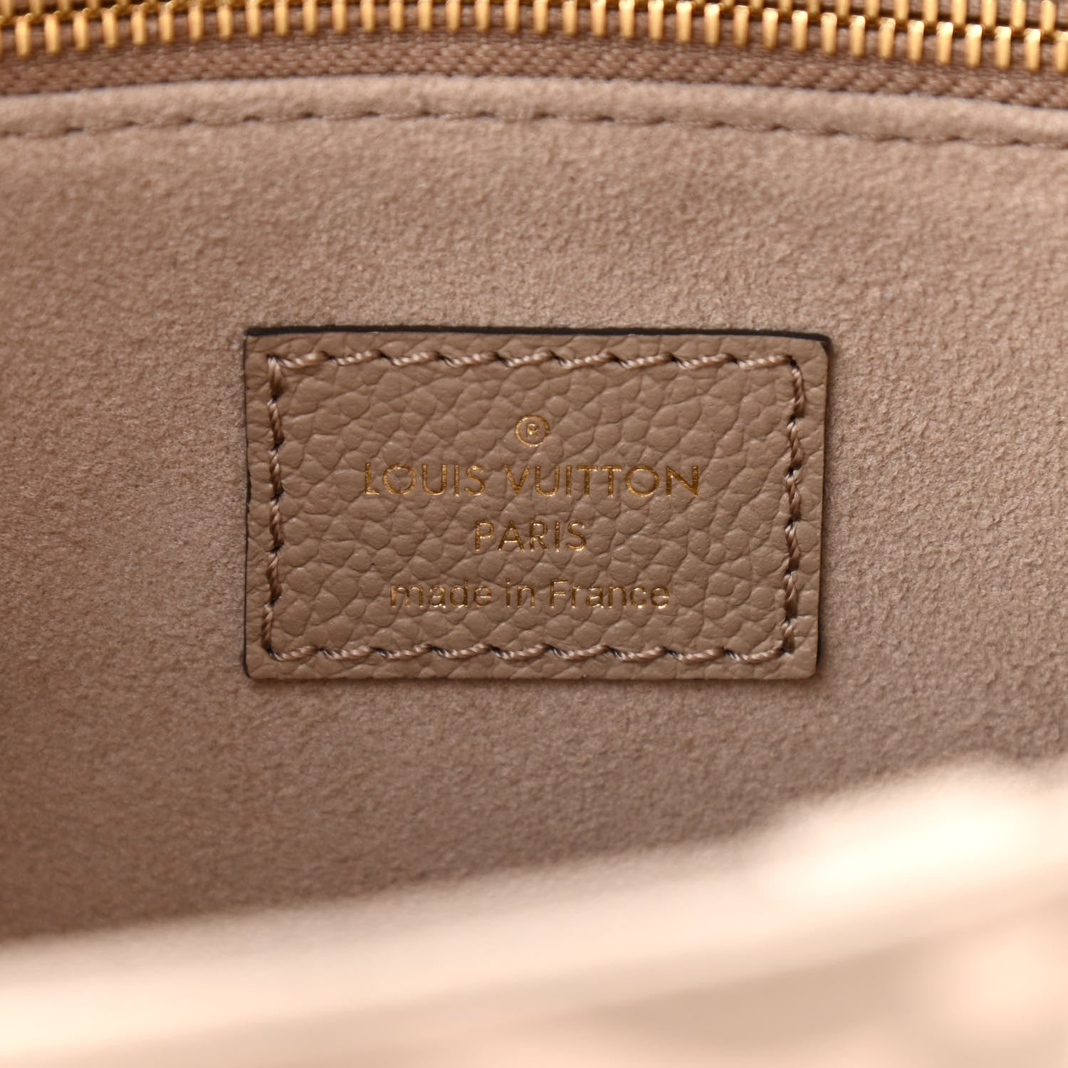 Louis Vuitton Empreinte Monogram Giant Onthego PM Tourterelle Creme 6 of 10
