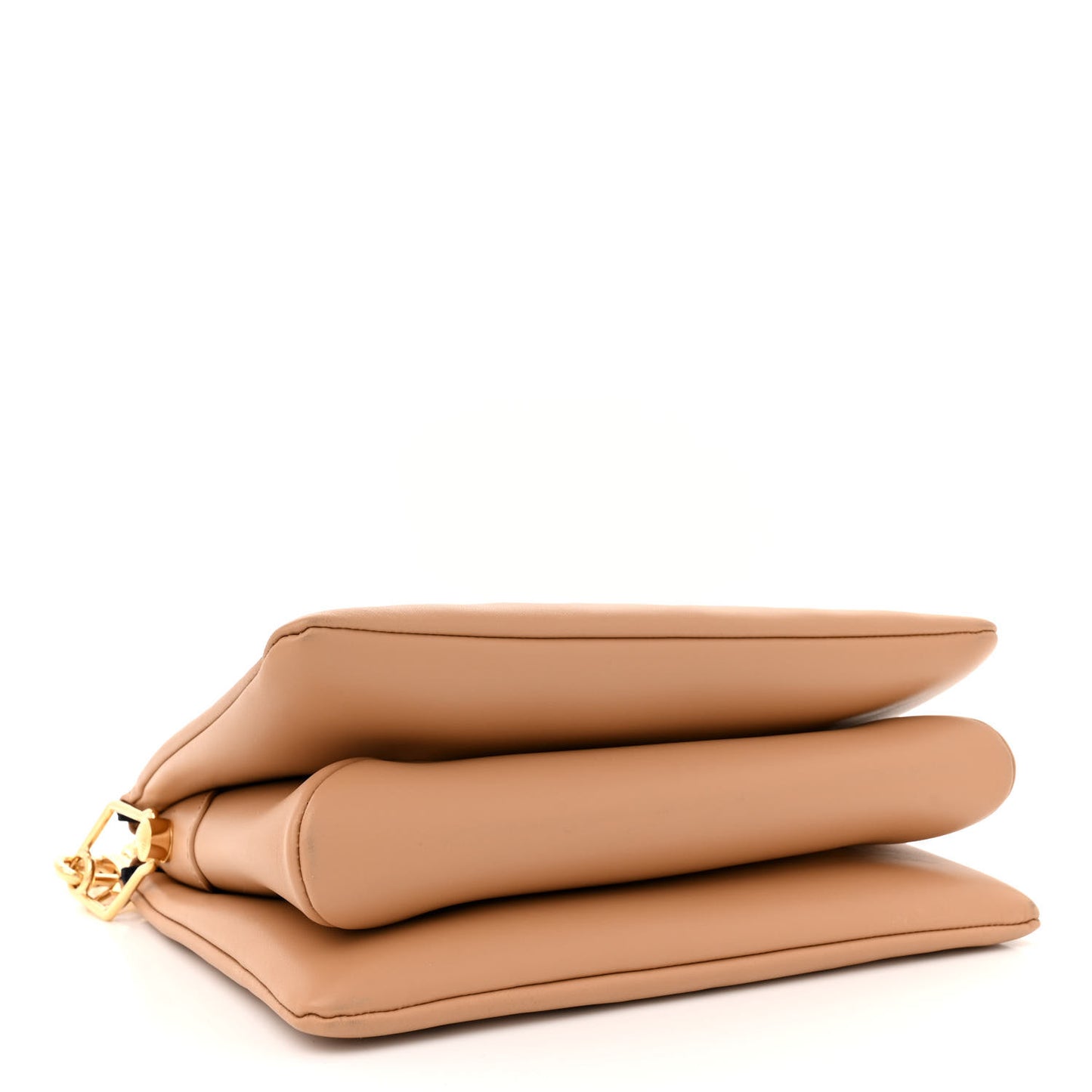 Lambskin Embossed Monogram Coussin PM Camel