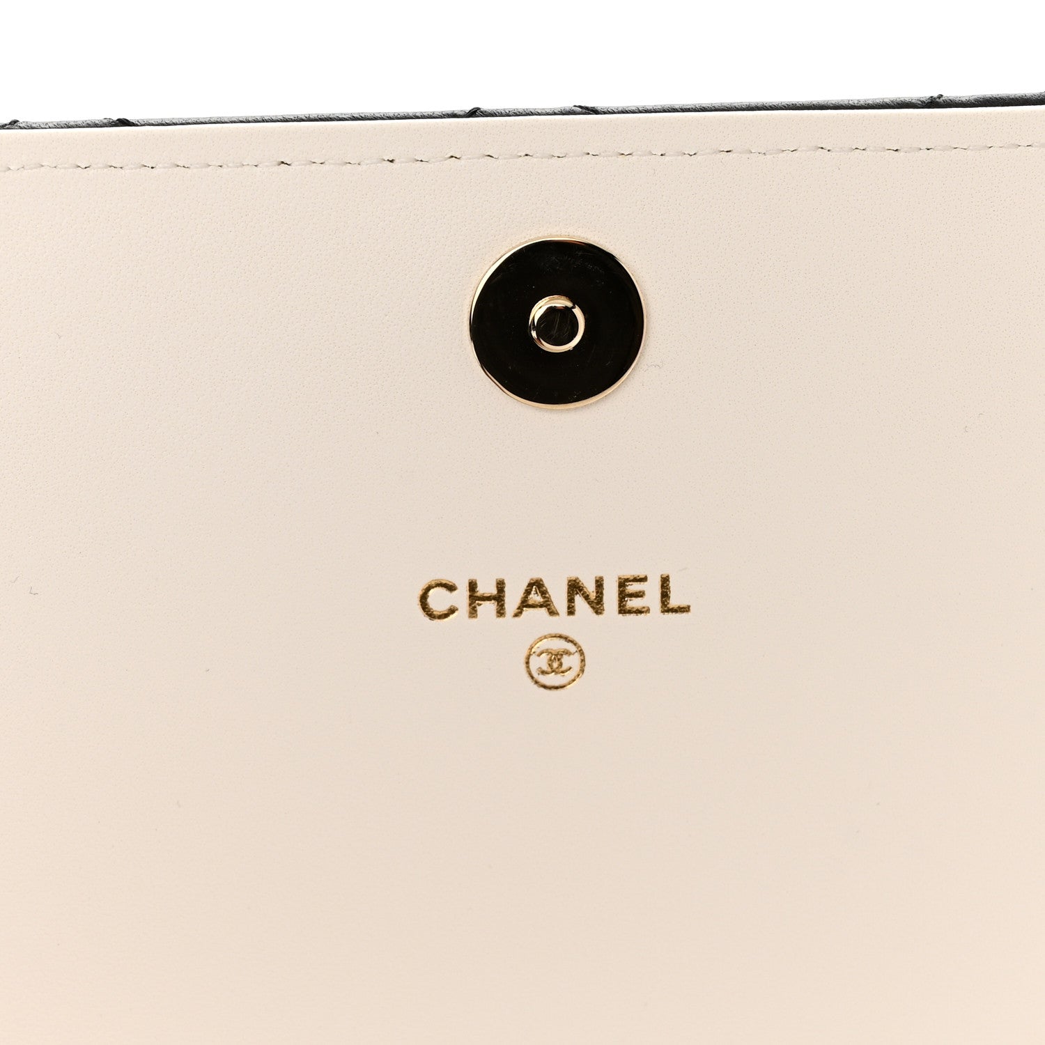 Chanel Lambskin Quilted Book Wallet On Chain WOC Black 6 of 12