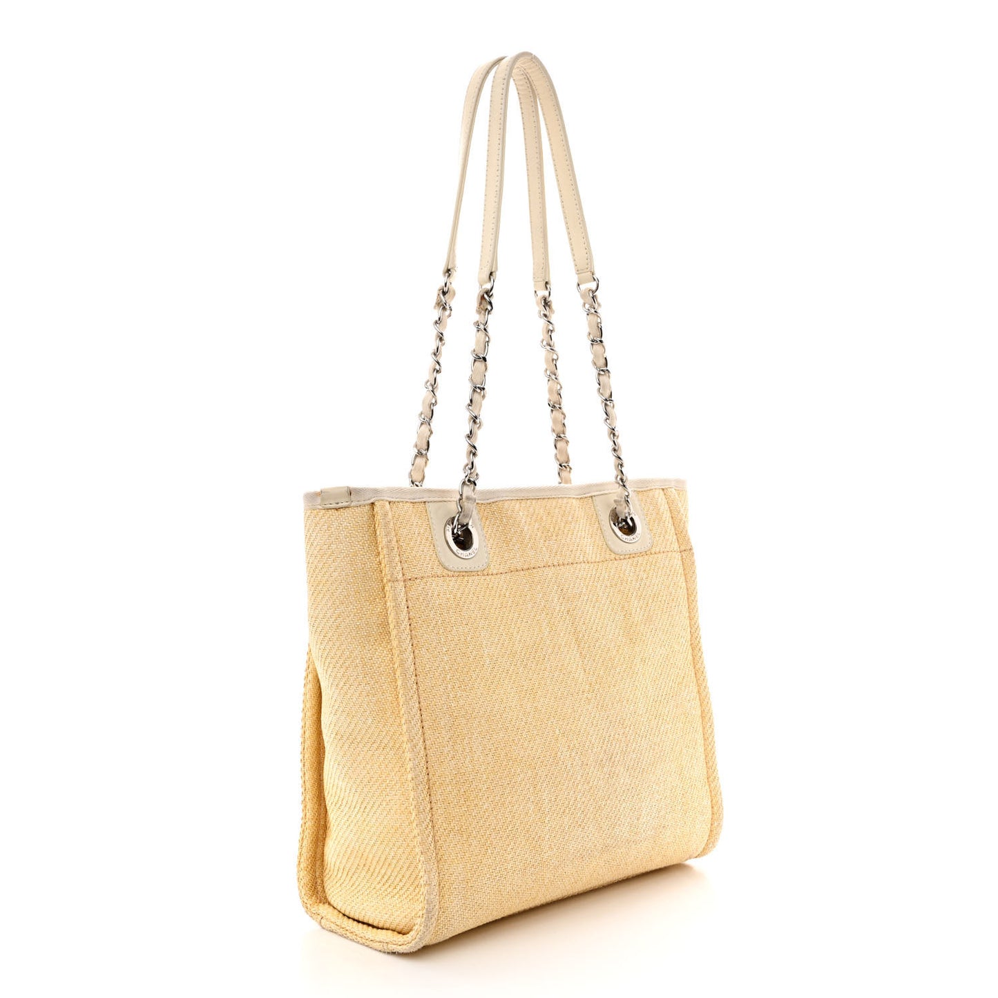 Canvas Mini Deauville Tote Light Yellow