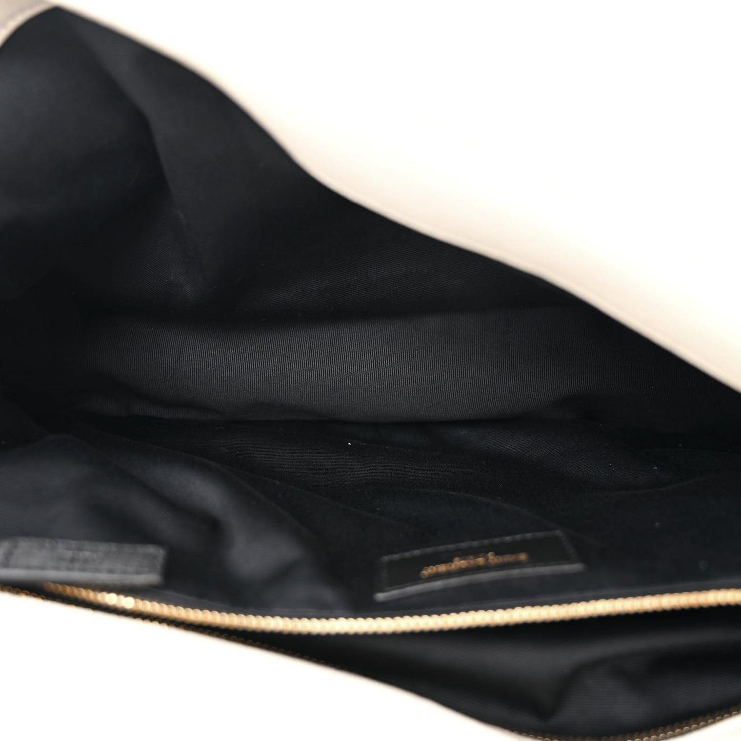 Grained Lambskin Large Calypso Blanc Vintage