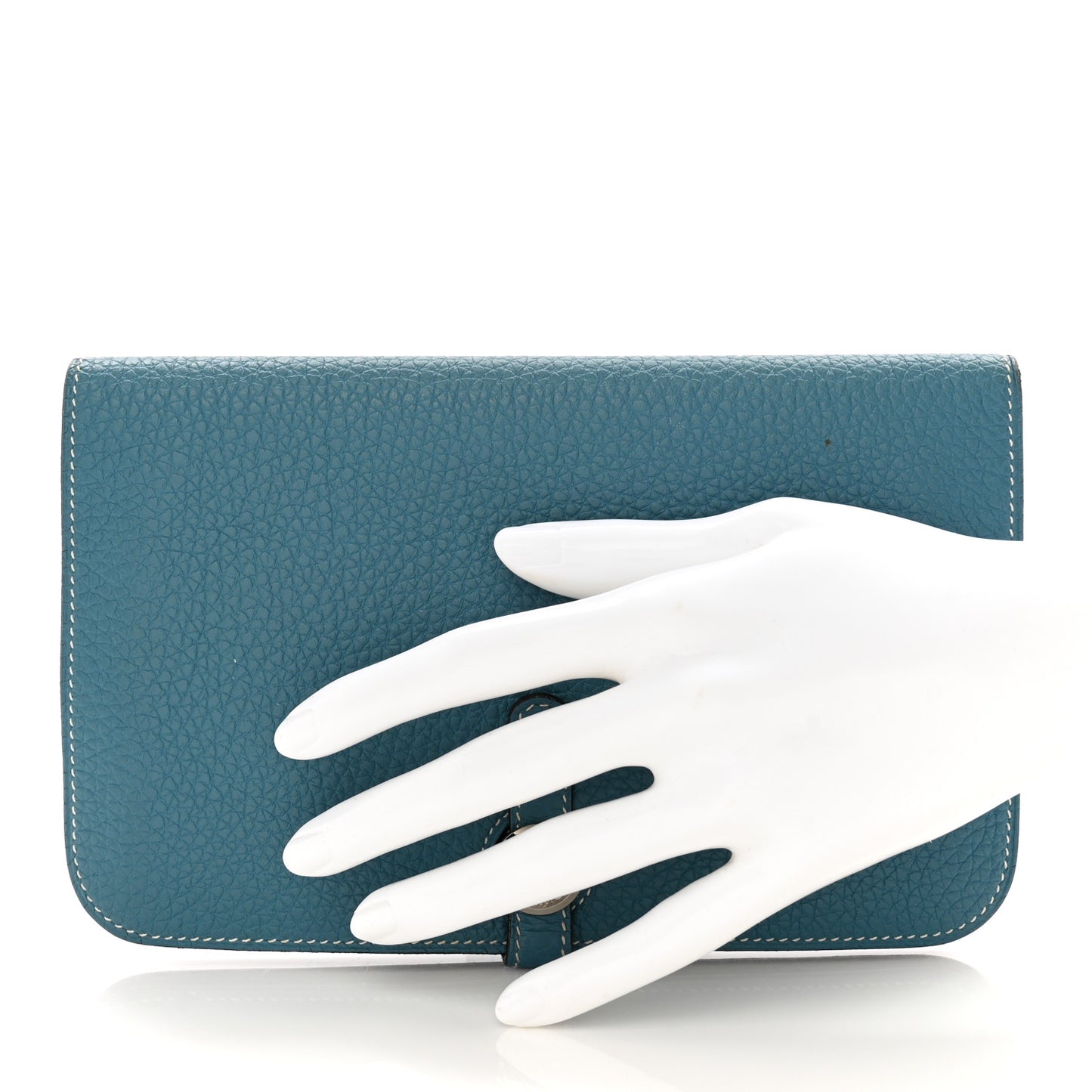 Togo Dogon Duo Wallet Bleu Jean