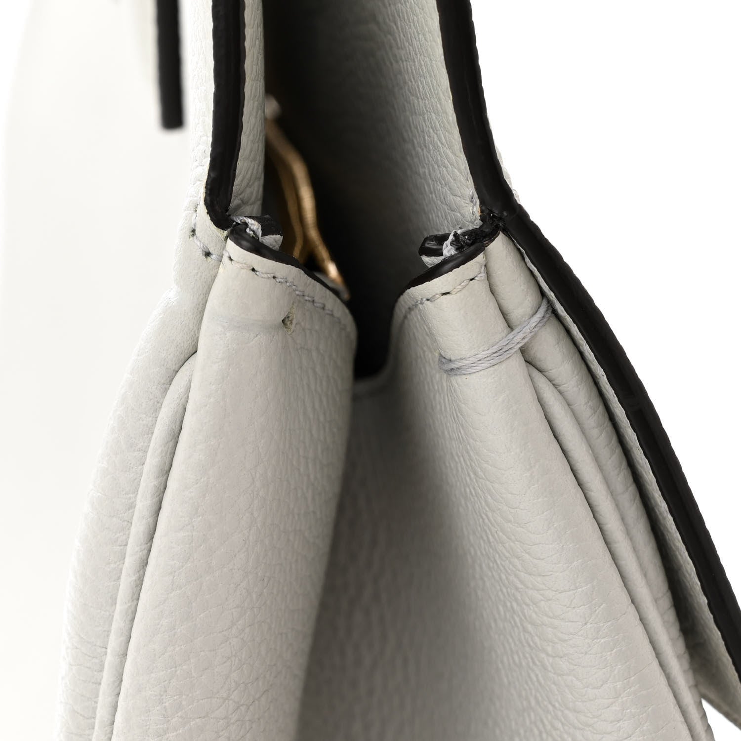 Salvatore Ferragamo Calfskin Large The Studio Bag Gull Grey 13 of 13