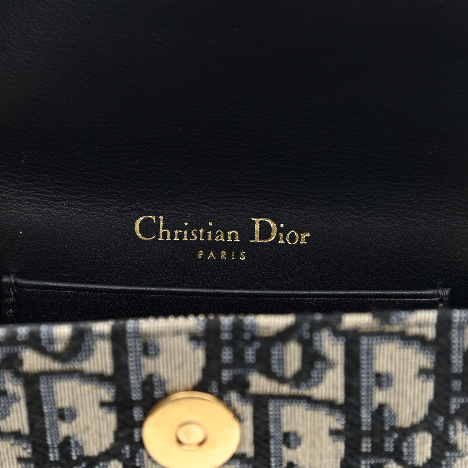 Christian Dior Oblique Saddle Belt Bag Blue 6 of 10