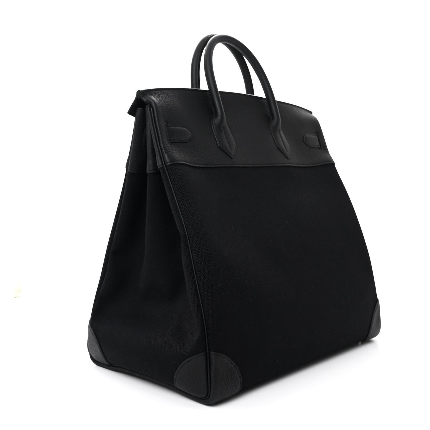 Togo Toile HAC Travel Birkin 40 Black