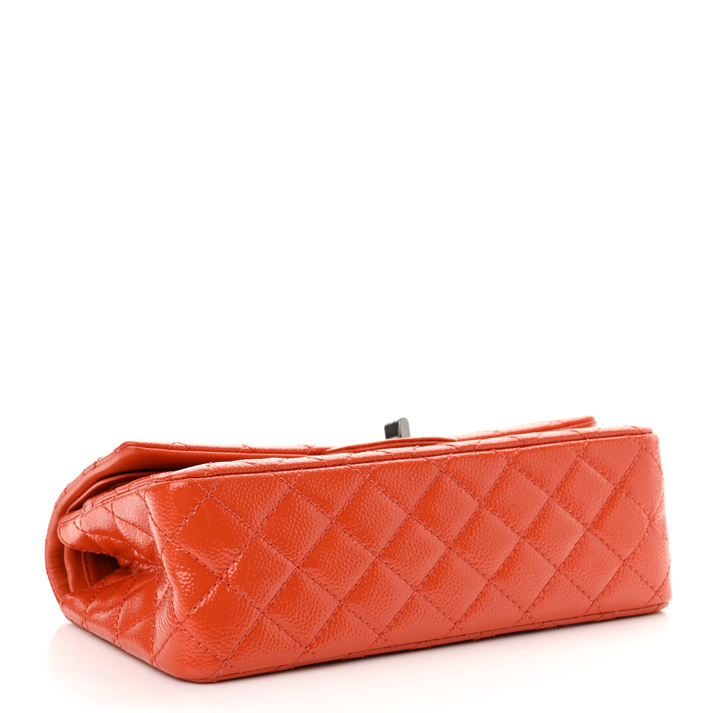 Patent Caviar Quilted 2.55 Reissue 225 Flap Orange