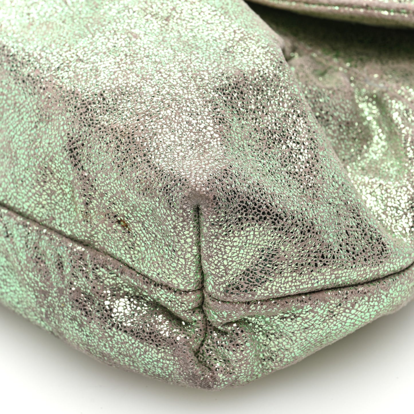 Metallic Nappa Small Chef Shoulder Bag Multicolor