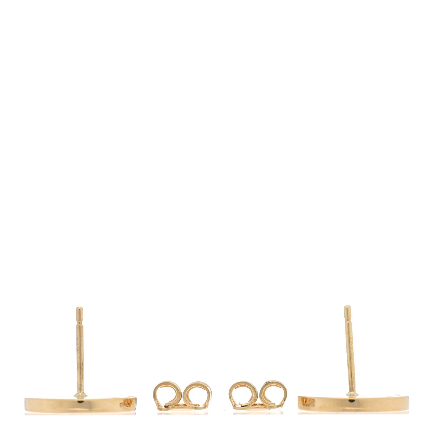 18K Yellow Gold Black Onyx BVLGARI BVLGARI Stud Earrings