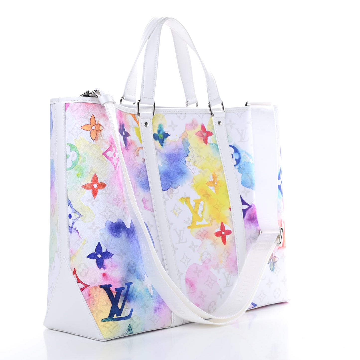 Monogram Watercolor New Tote GM Multicolor