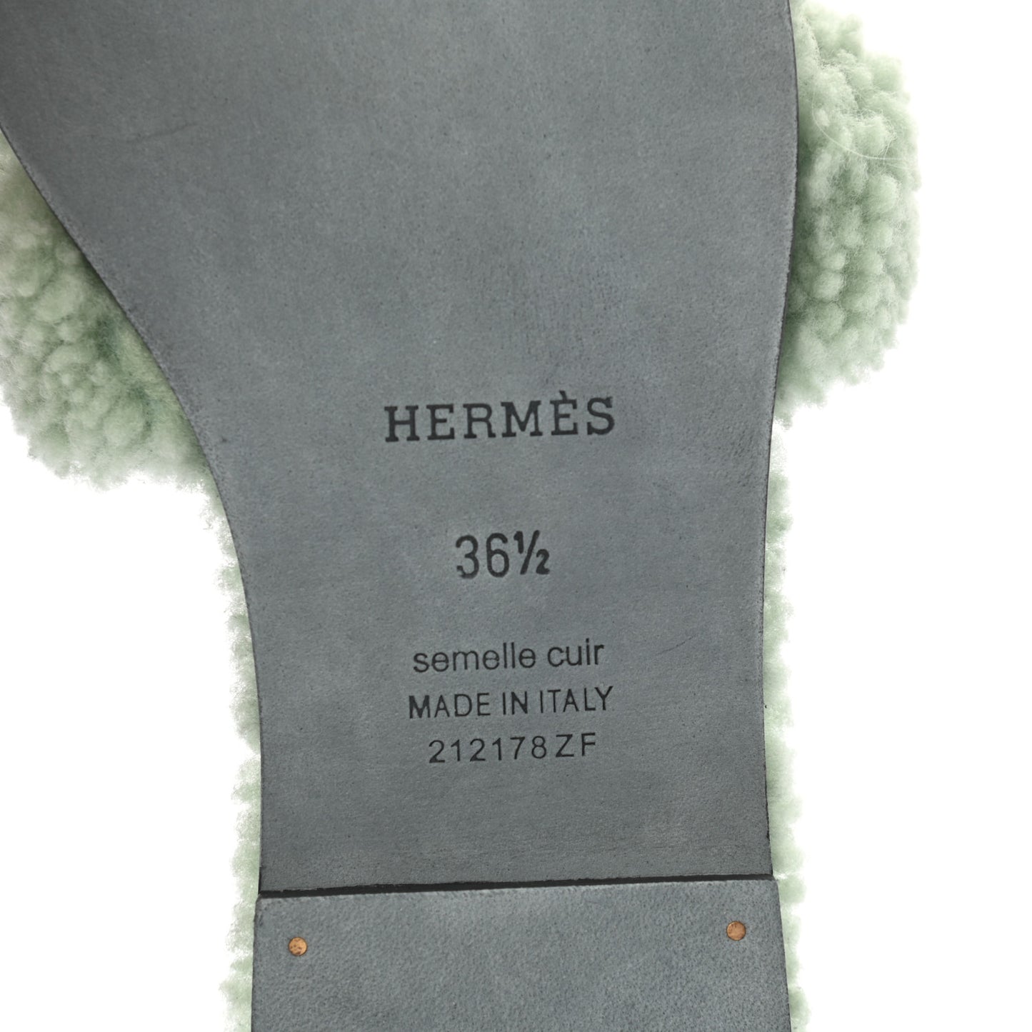 Woolskin Oran Sandals 36.5 Vert D’Eau