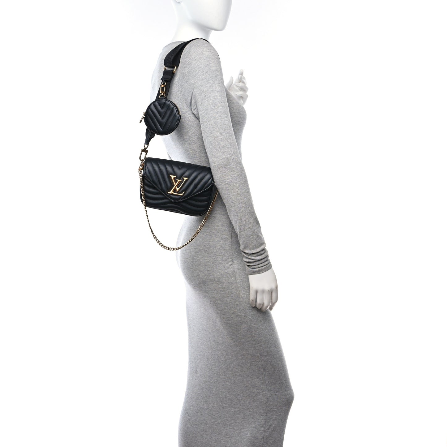 Calfskin New Wave Multi Pochette Black