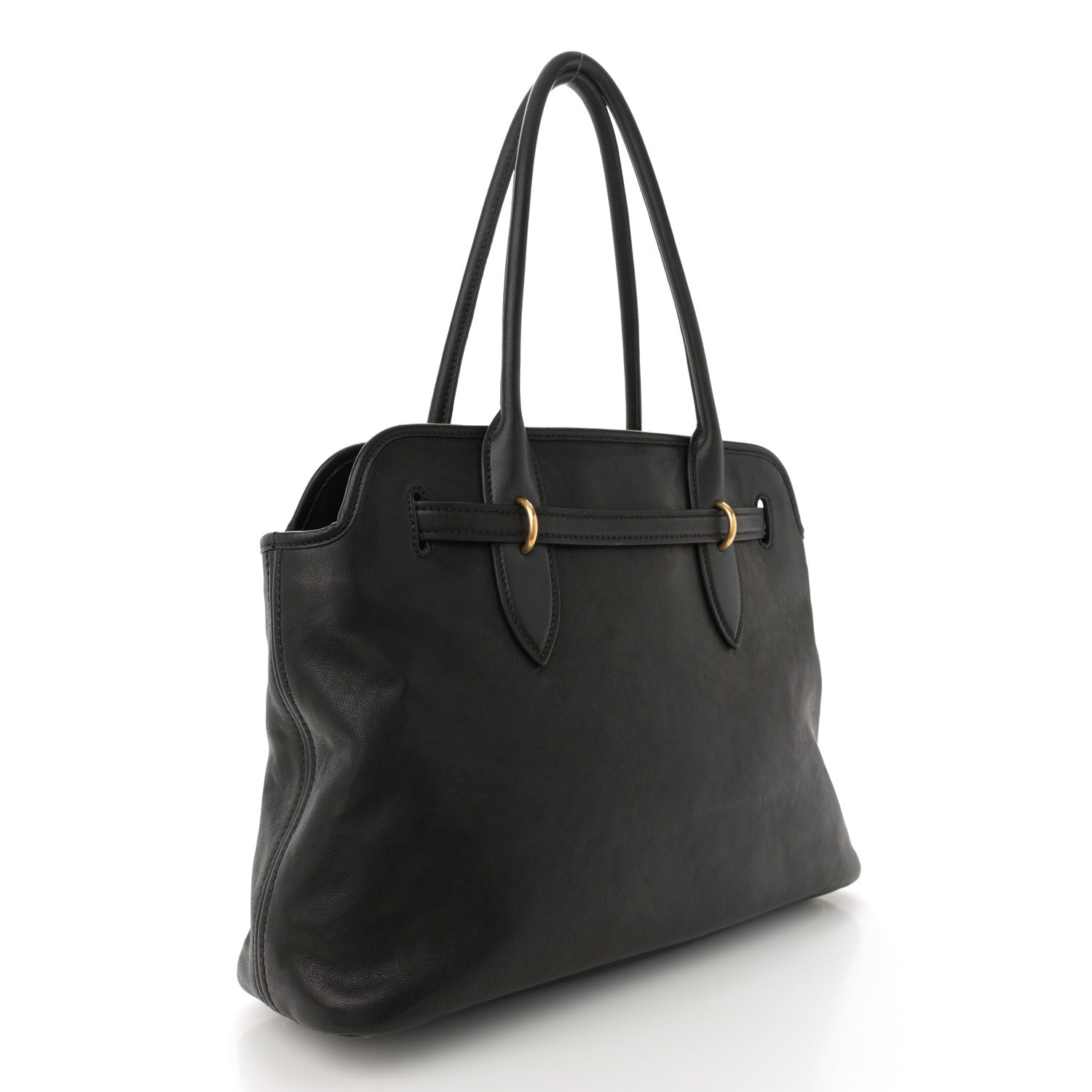 Miu Miu Nappa Medium Aventure Bag Black 3 of 14