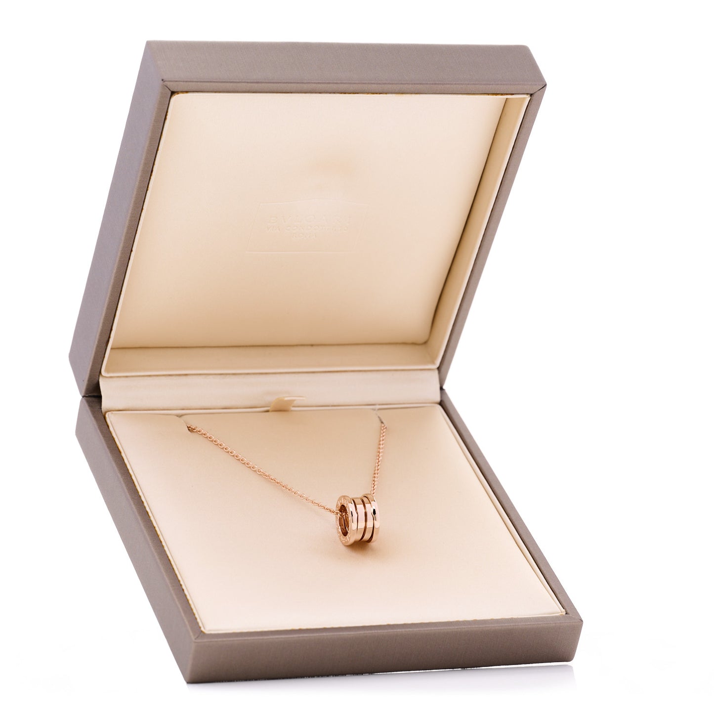 18K Rose Gold B.Zero1 Pendant Necklace
