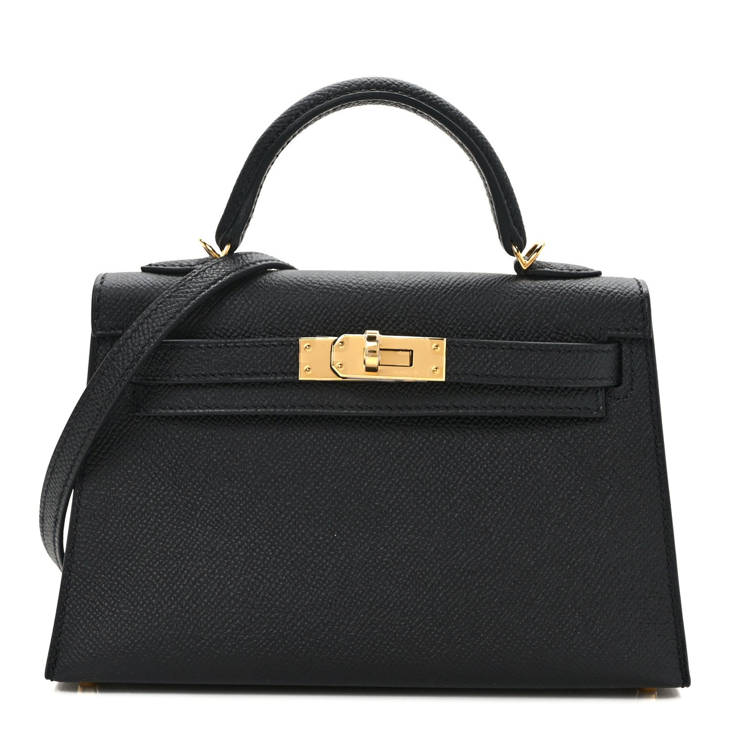 Epsom Mini Kelly Sellier 20 Black