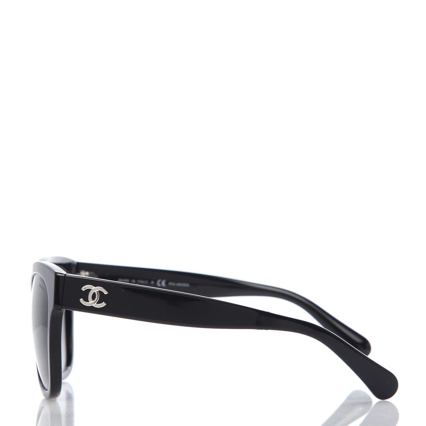 Acetate Square CC Sunglasses 5380 Black