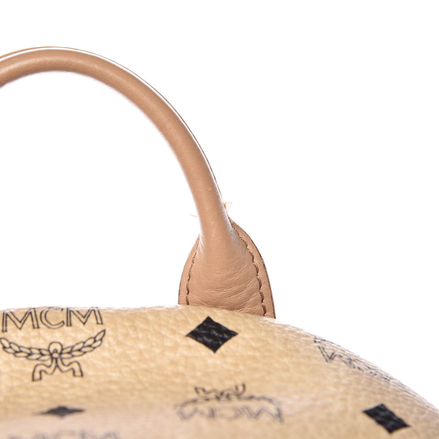 Visetos Medium Studded Stark Backpack Beige