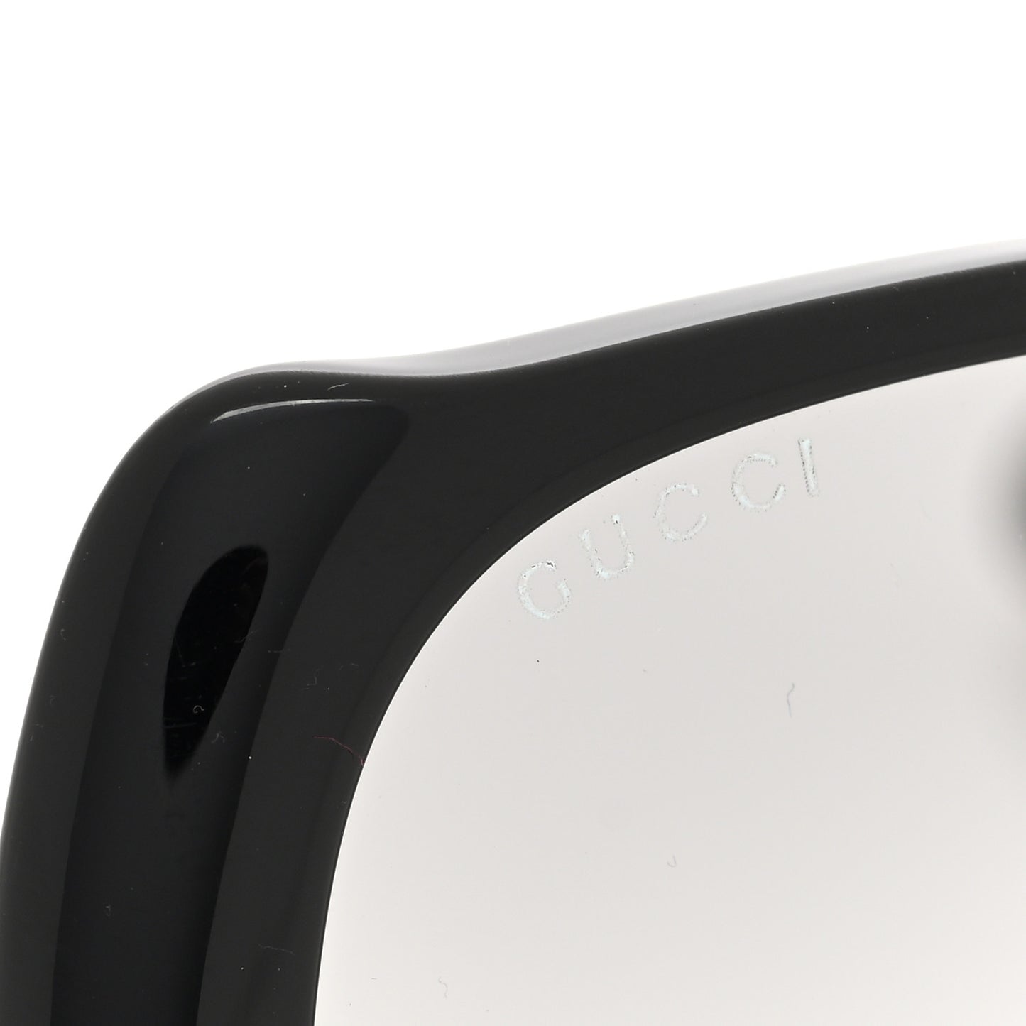 Acetate Square Frame Sunglasses GG0472S Black