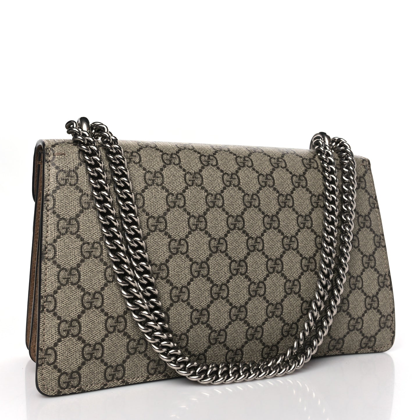 GG Supreme Monogram Small Dionysus Shoulder Bag Taupe