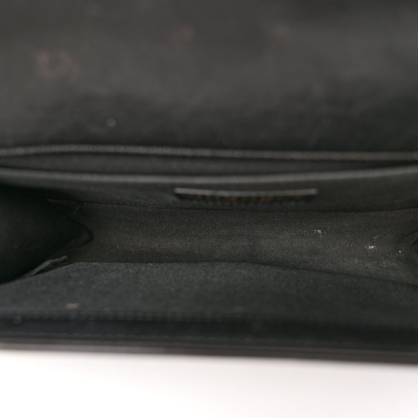 Lambskin Quilted Medium Boy Flap Black