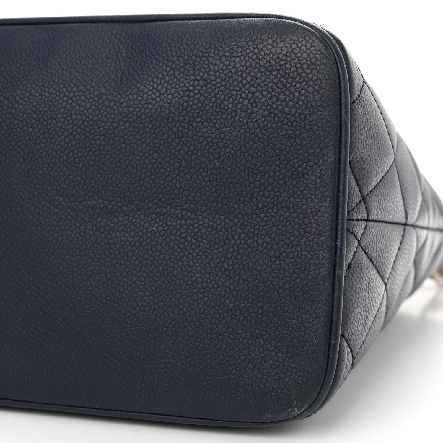 Chanel Caviar Quilted Medallion Tote Blue 11 of 13