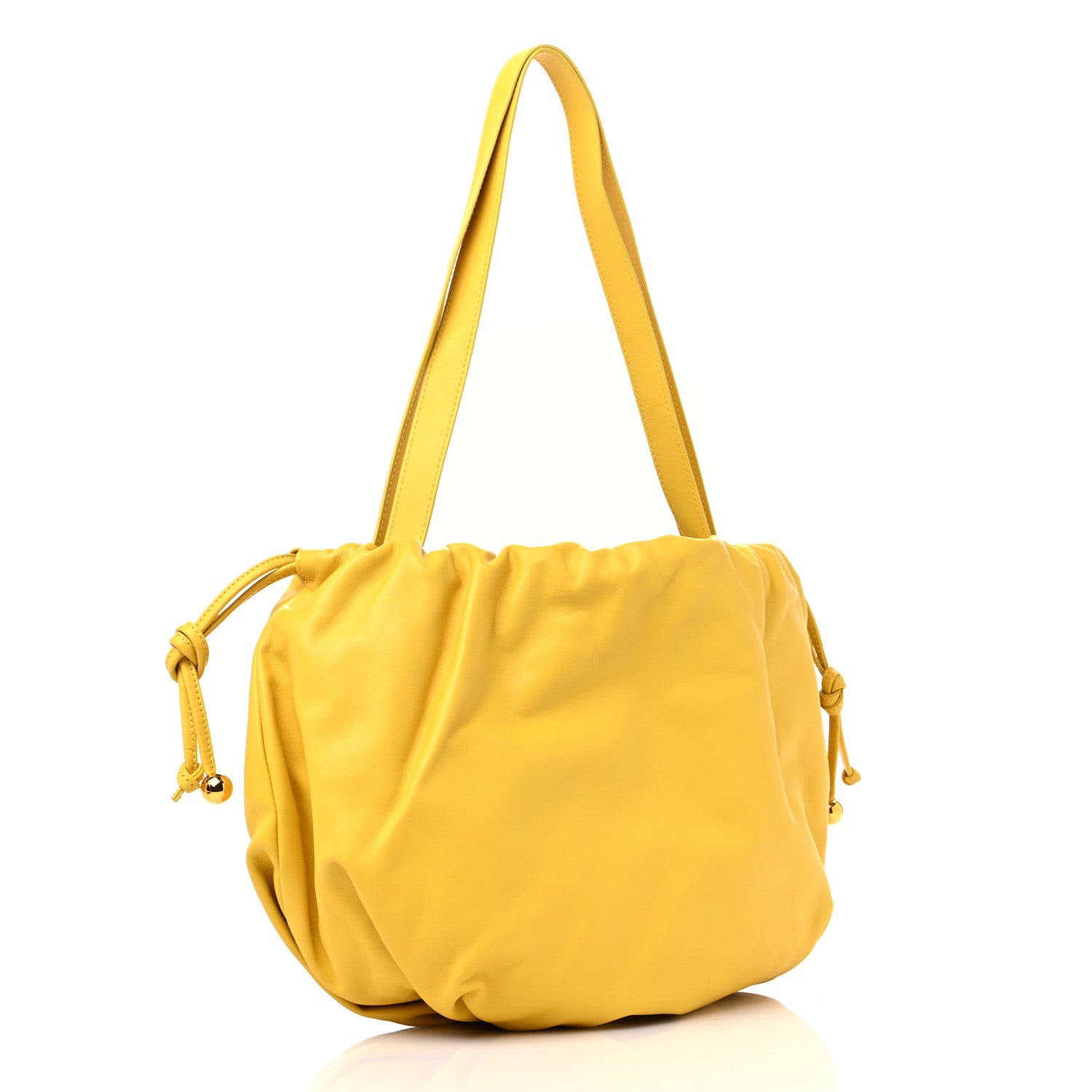 Bottega Veneta Nappa The Bulb Yellow 3 of 8