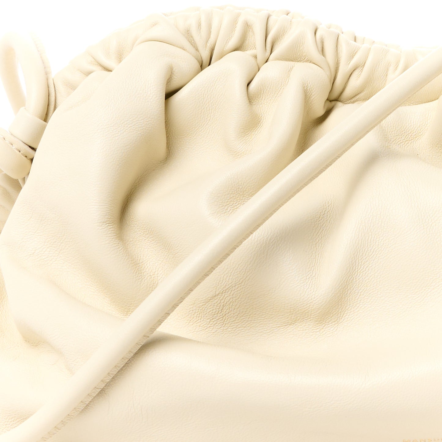Lambskin Cloud Clutch White