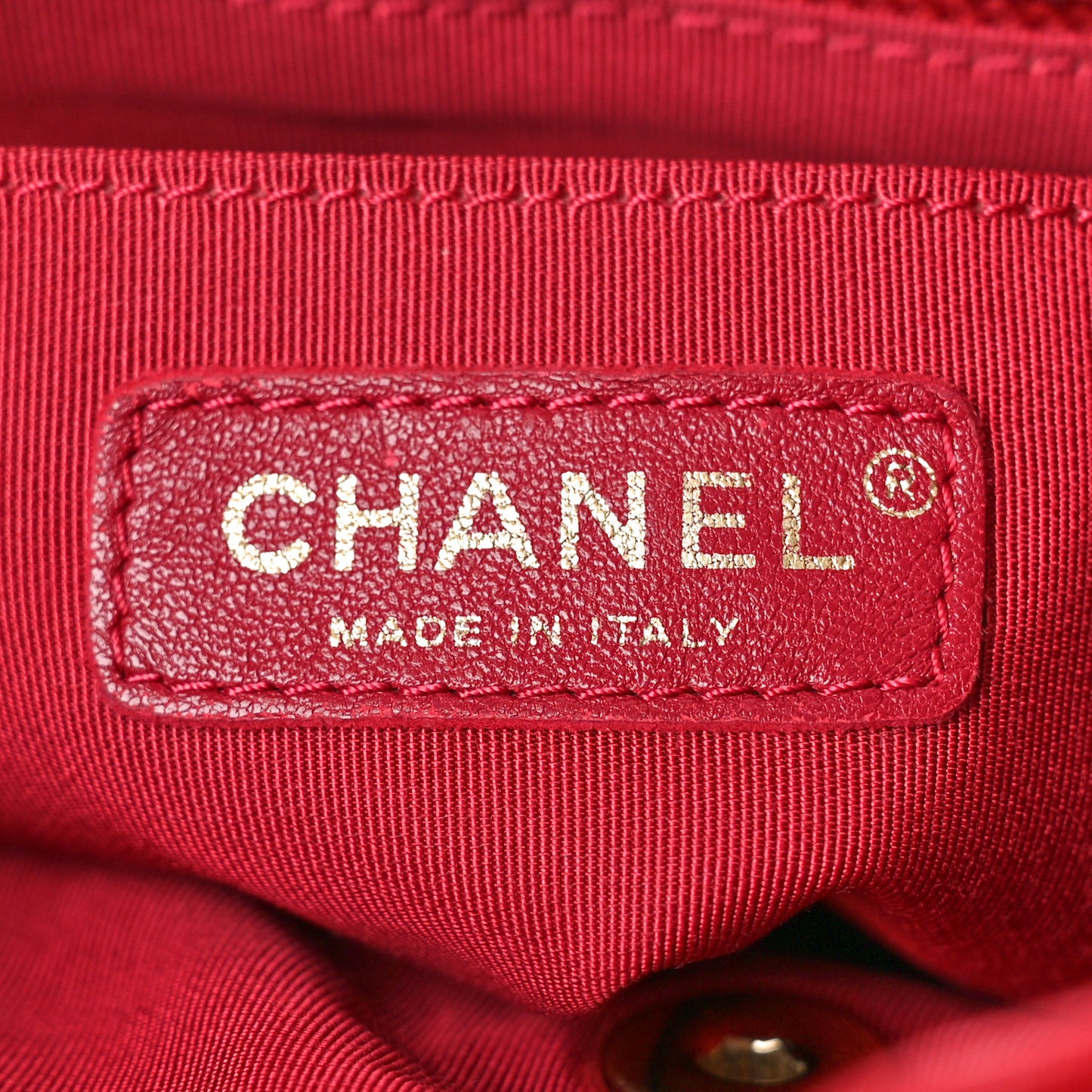 Lambskin Quilted Small Urban Spirit Backpack Red
