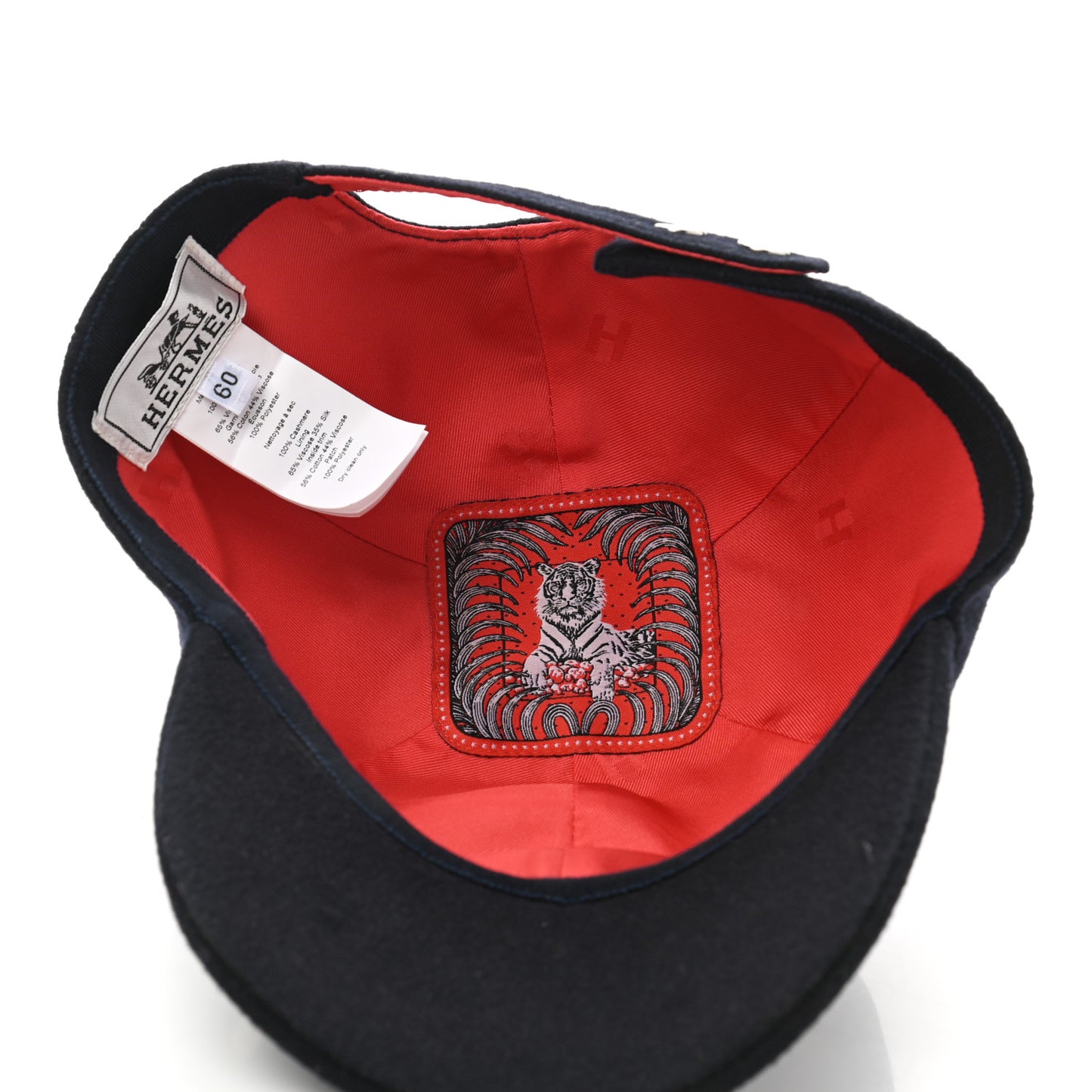 Cashmere Tigre Royale Riley Cap 60 Marine